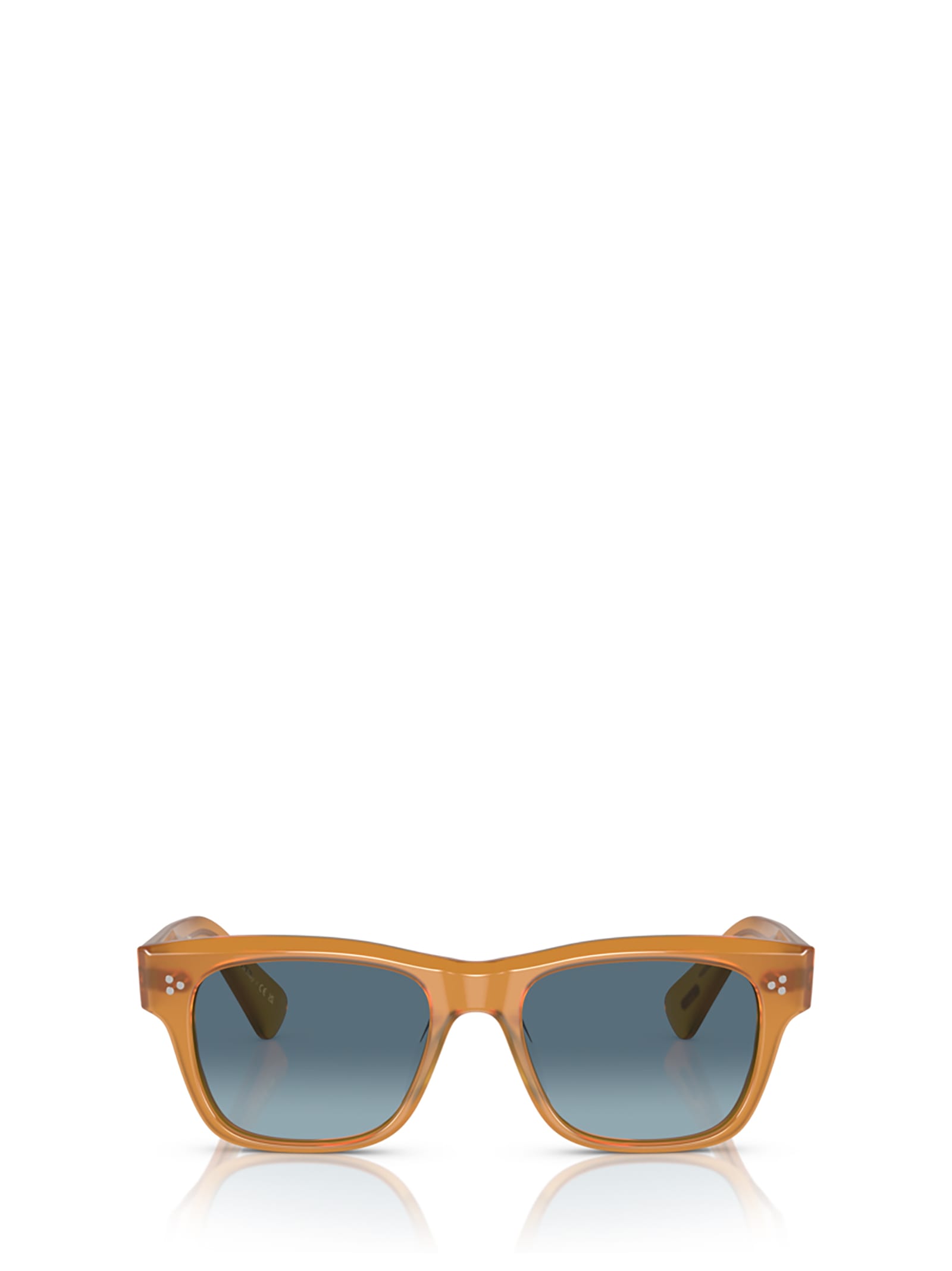 Shop Oliver Peoples Ov5524su Amber Sunglasses