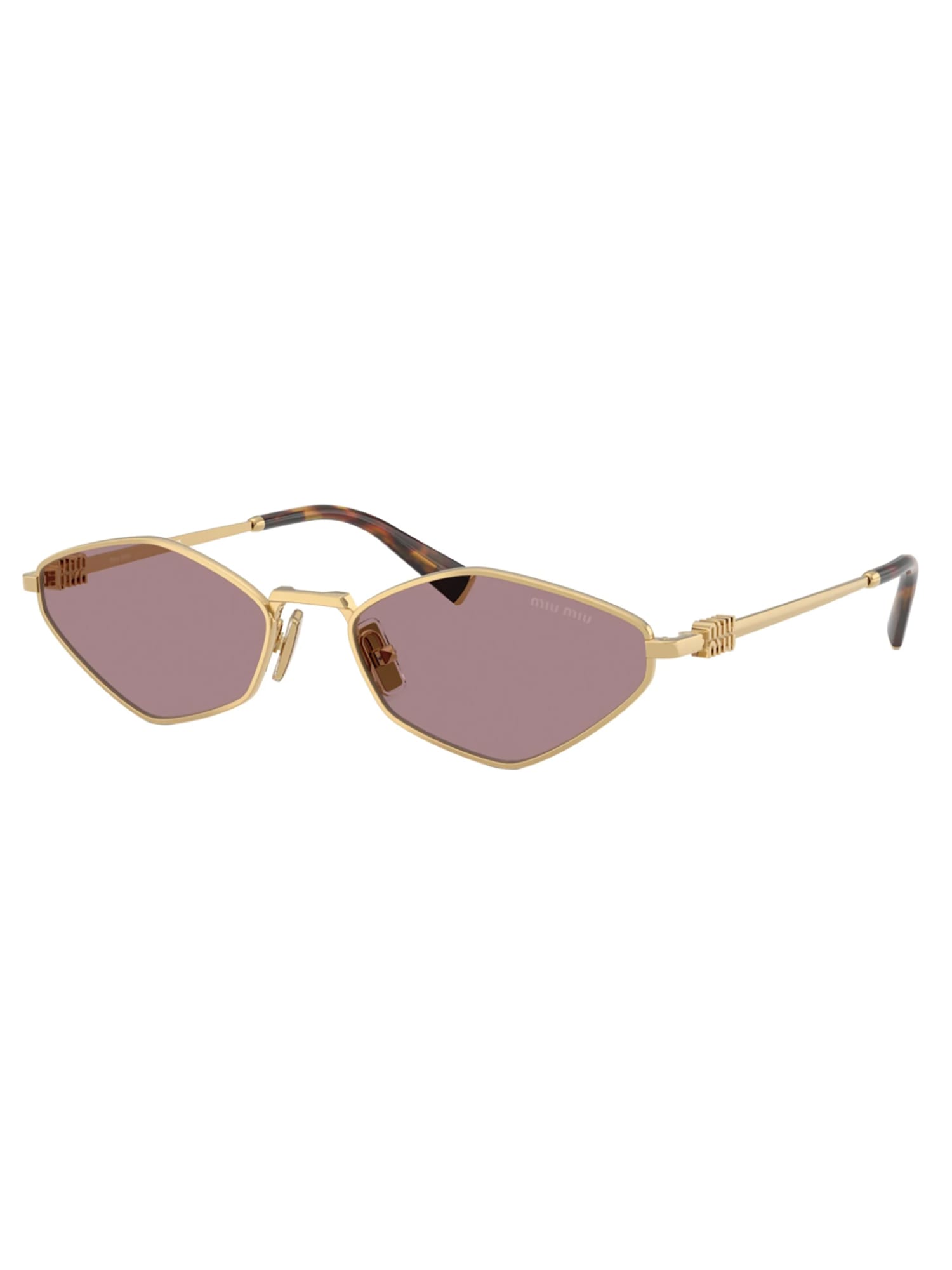 Miu Miu 56zs Sole Sunglasses In Neutral