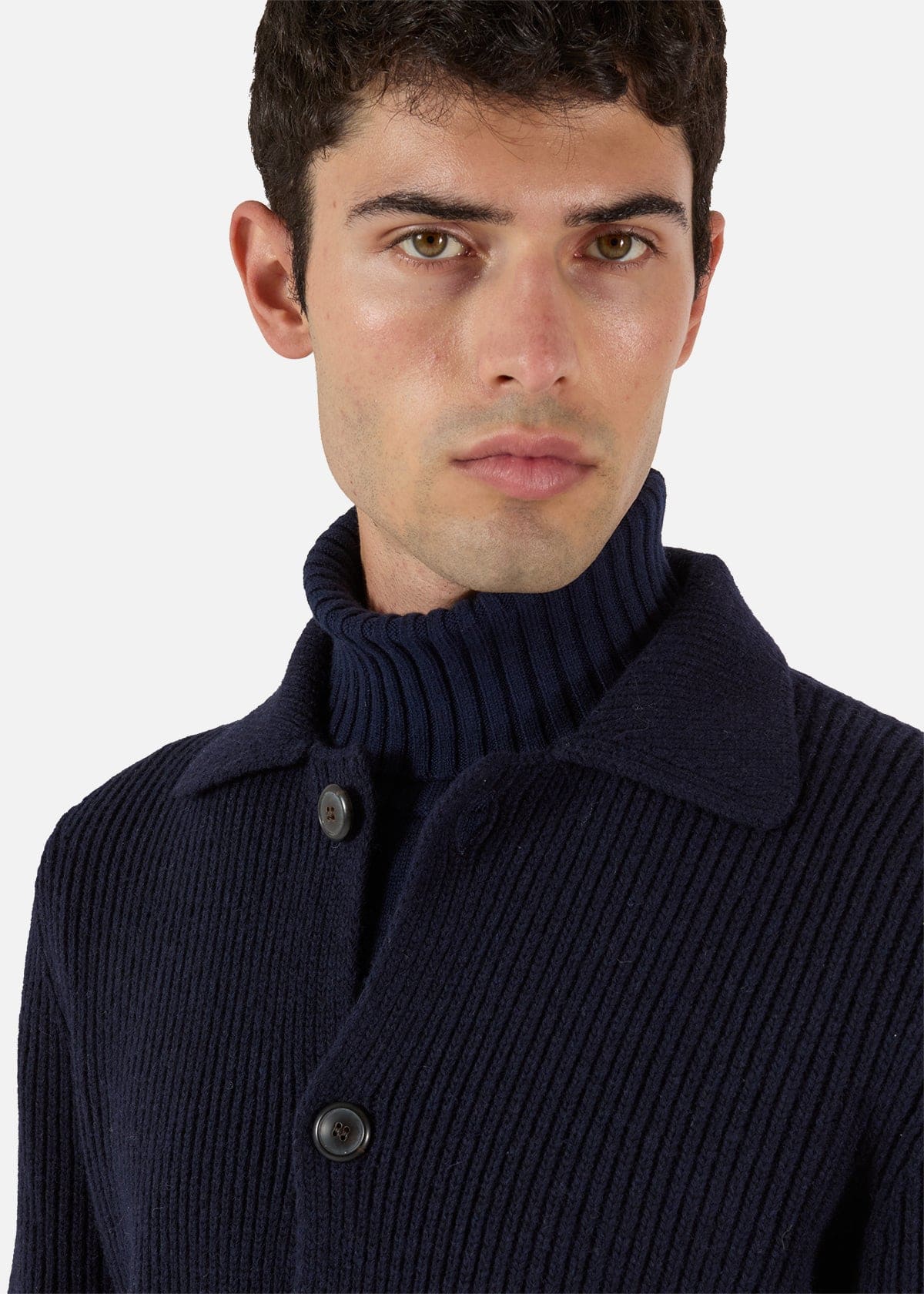 Doppiaa Aamone Wool Jacket In Blue