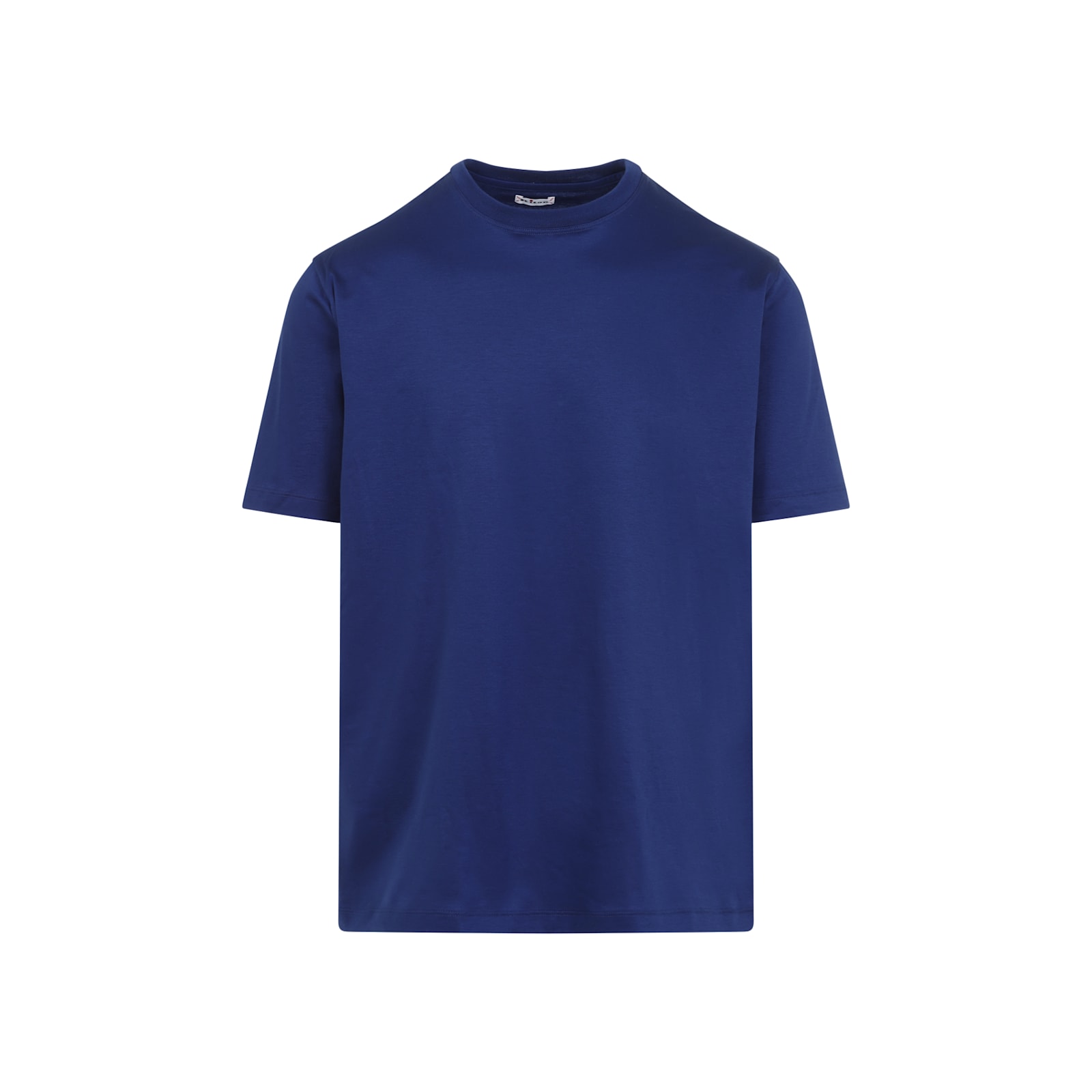 Shop Kiton Milano T-shirt In Blu Notte