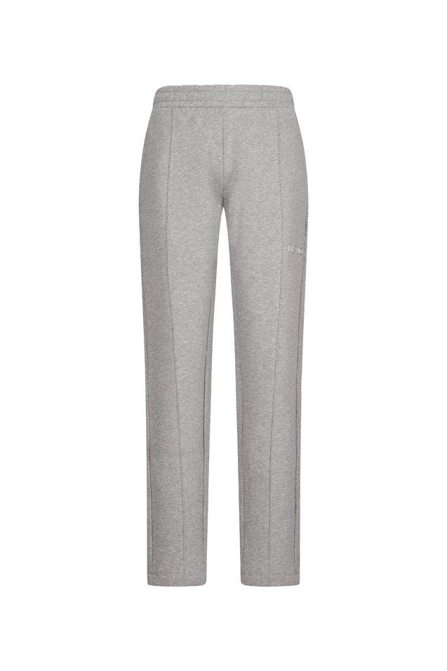 Attico Long Pants In Melange Grey