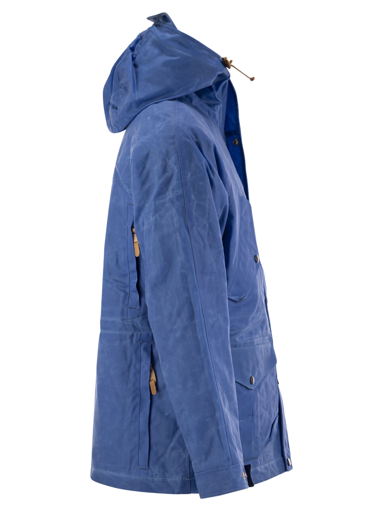 Manifattura Ceccarelli New Fisherman Coats Blue In Bluette