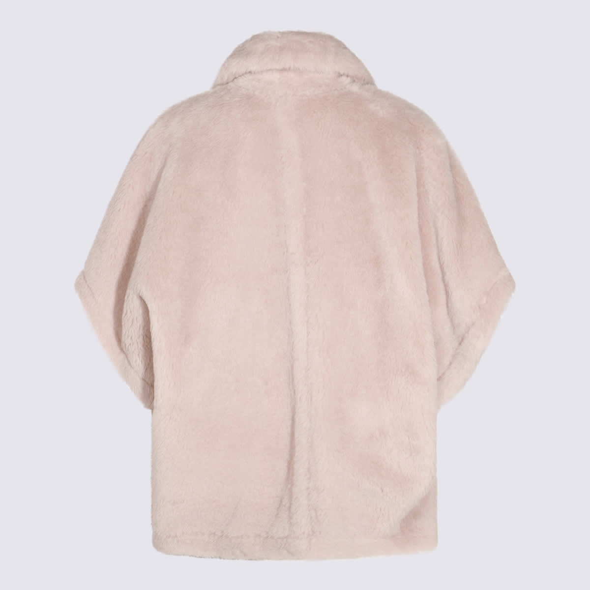 Max Mara Beige Tebe 1 Capes In Pink