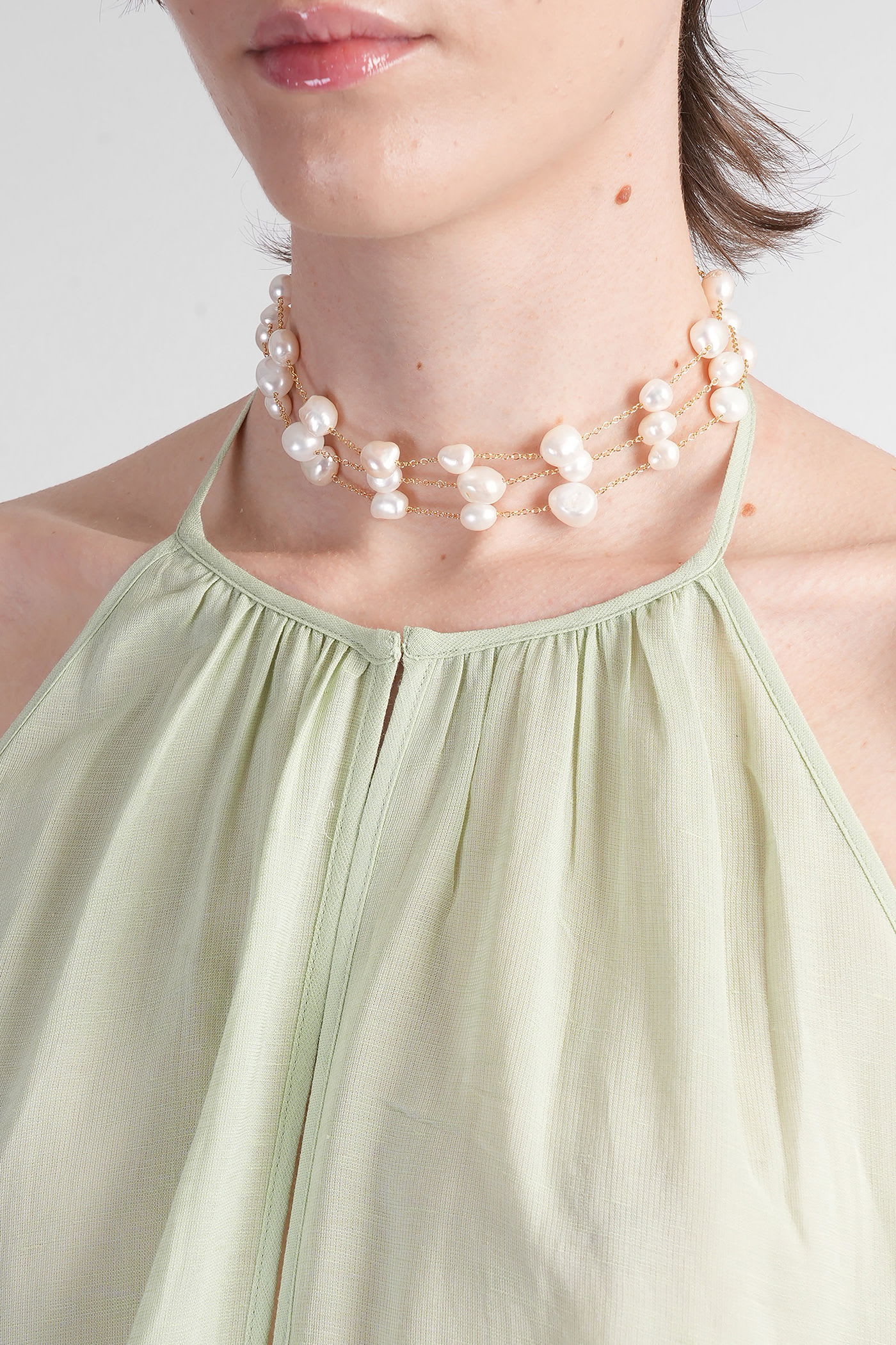 Cult Gaia Orla In Green Viscose In Green
