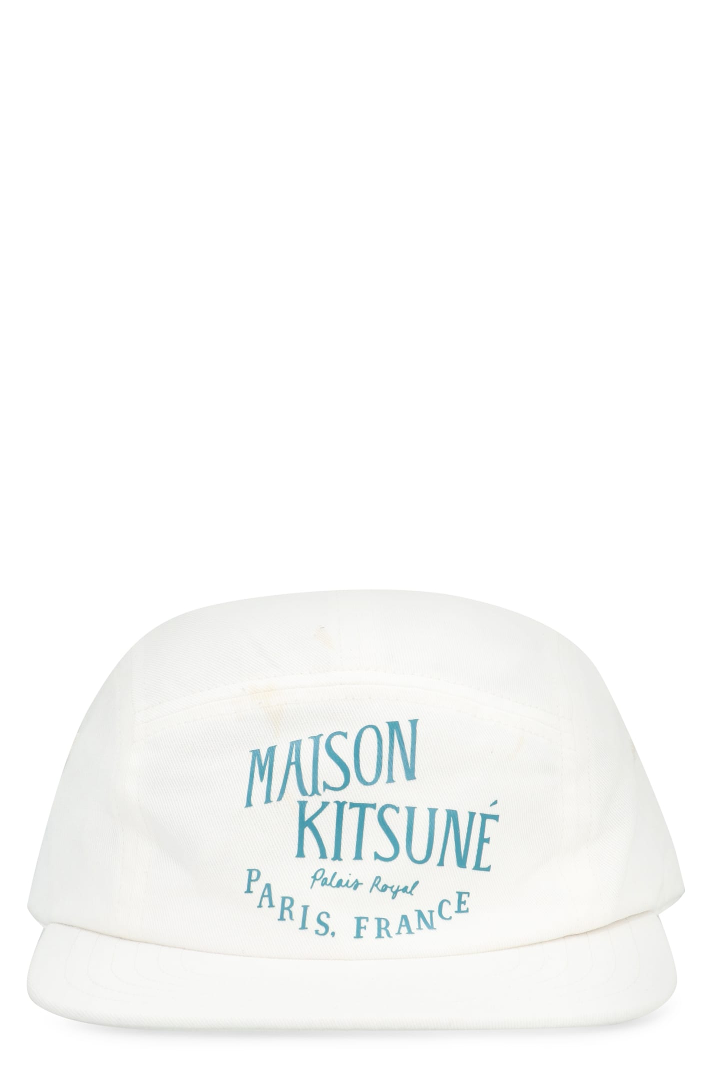 Shop Maison Kitsuné Logo Baseball Cap In White