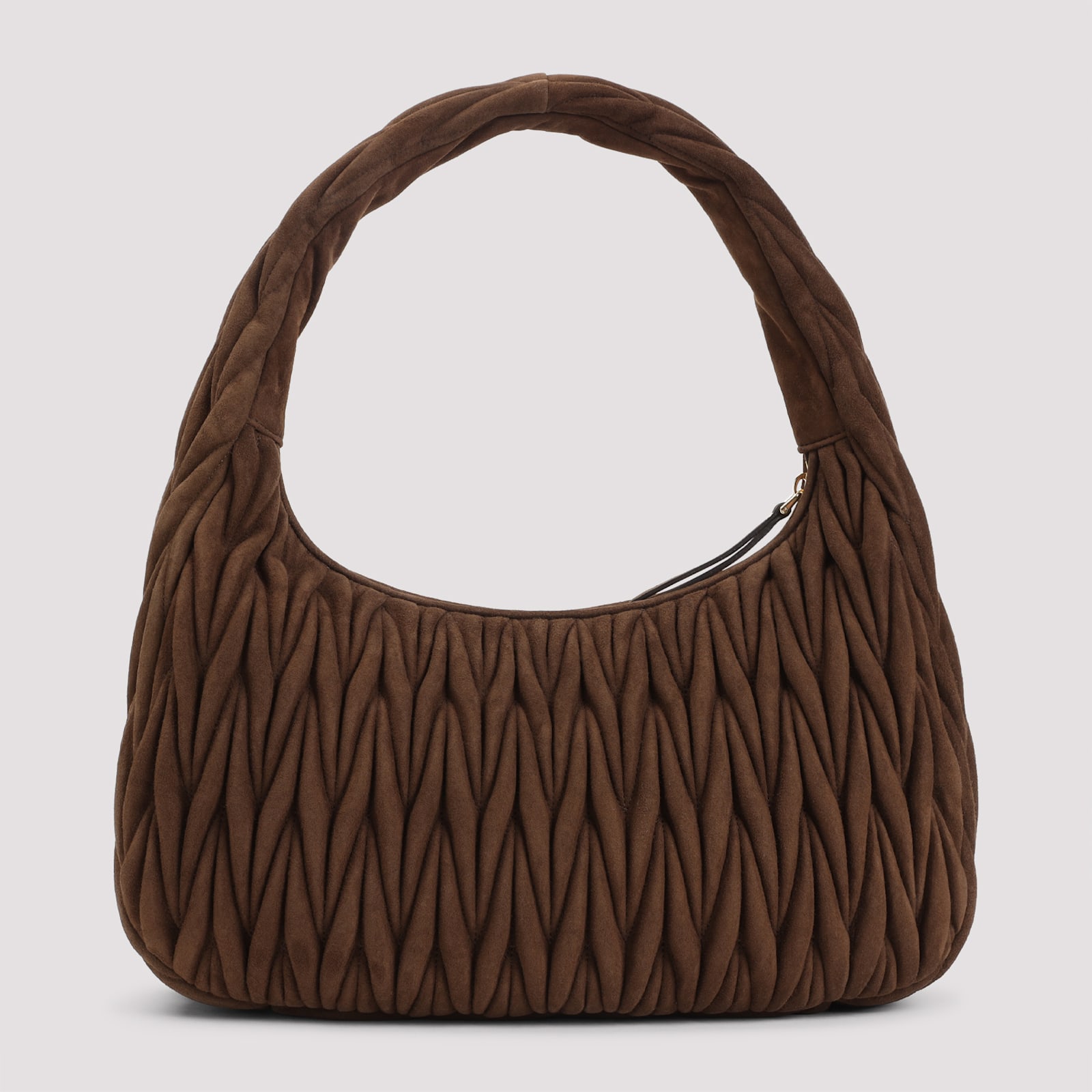 Miu Miu Wander Shoulder Bag In Brown