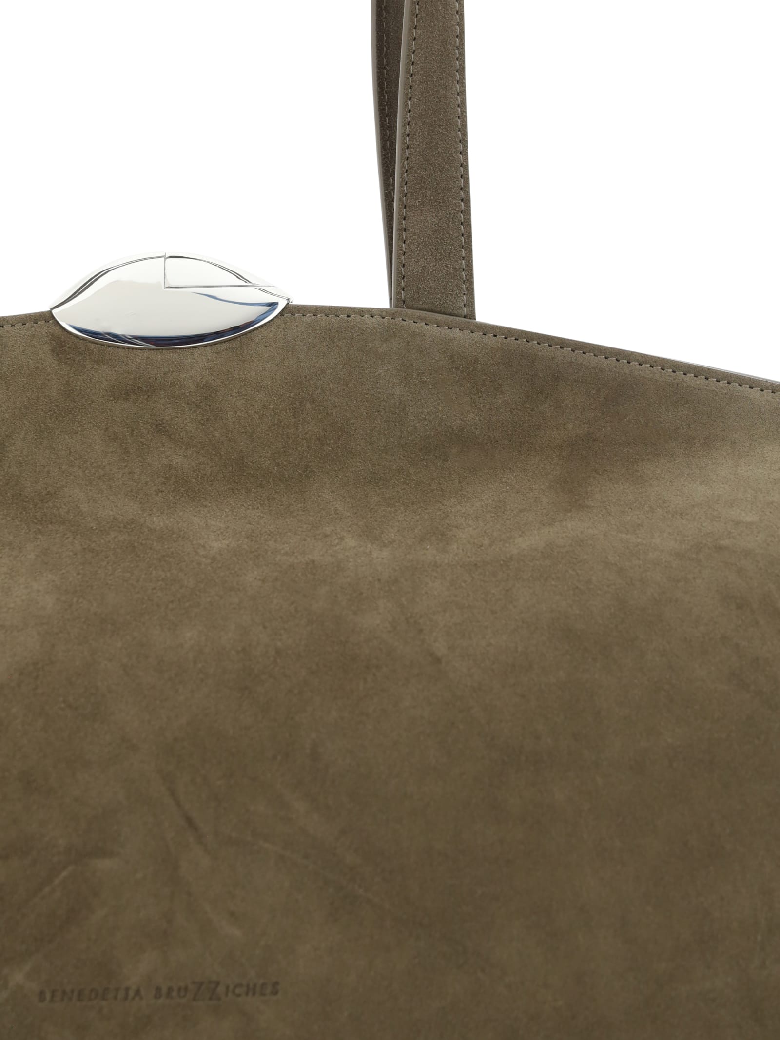 Shop Benedetta Bruzziches Serena Shoulder Bag In Twill