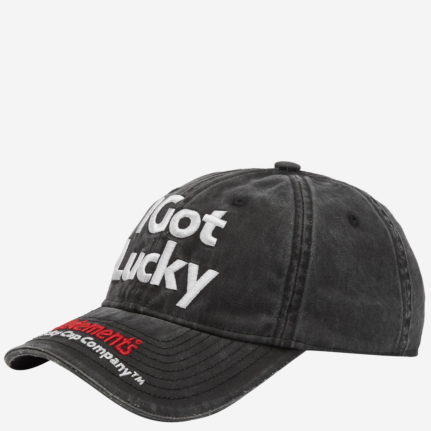 Vetements Cotton Baseball Cap In Gray