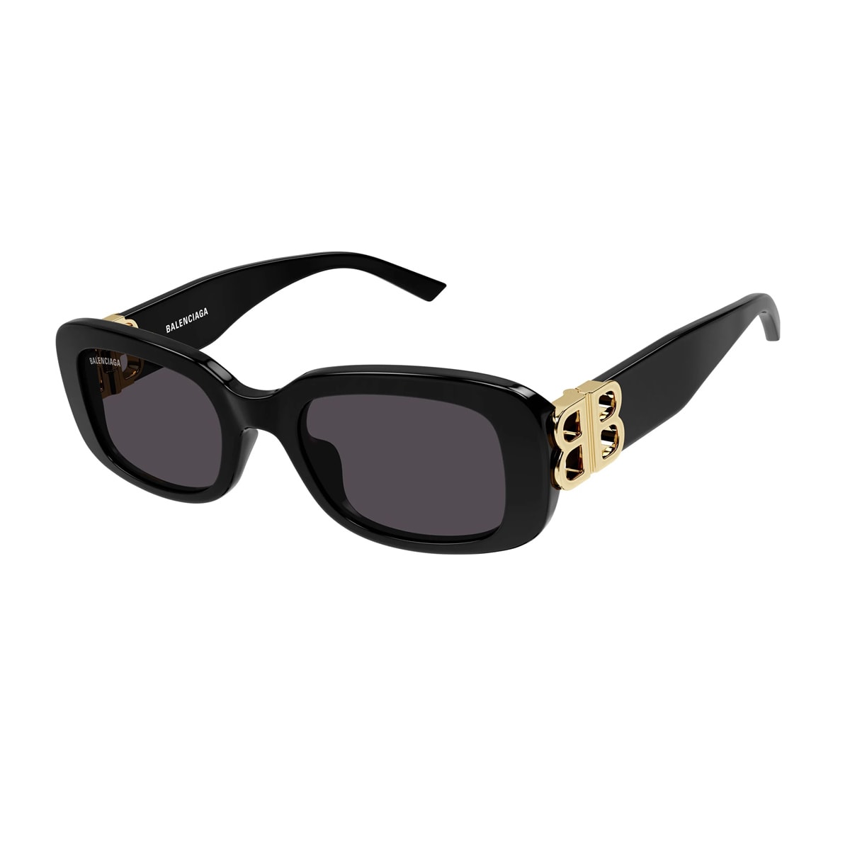 Balenciaga Eyewear Rectangular Frame Sunglasses In Black