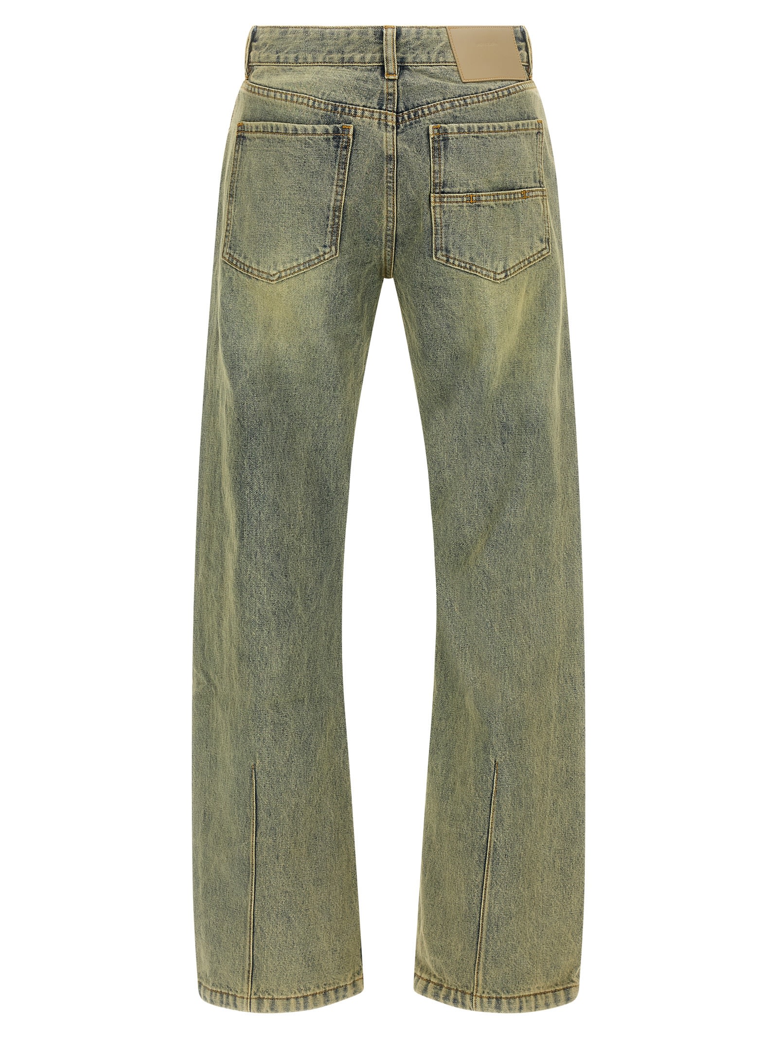 Entire Studios Lean Jeans In Gray