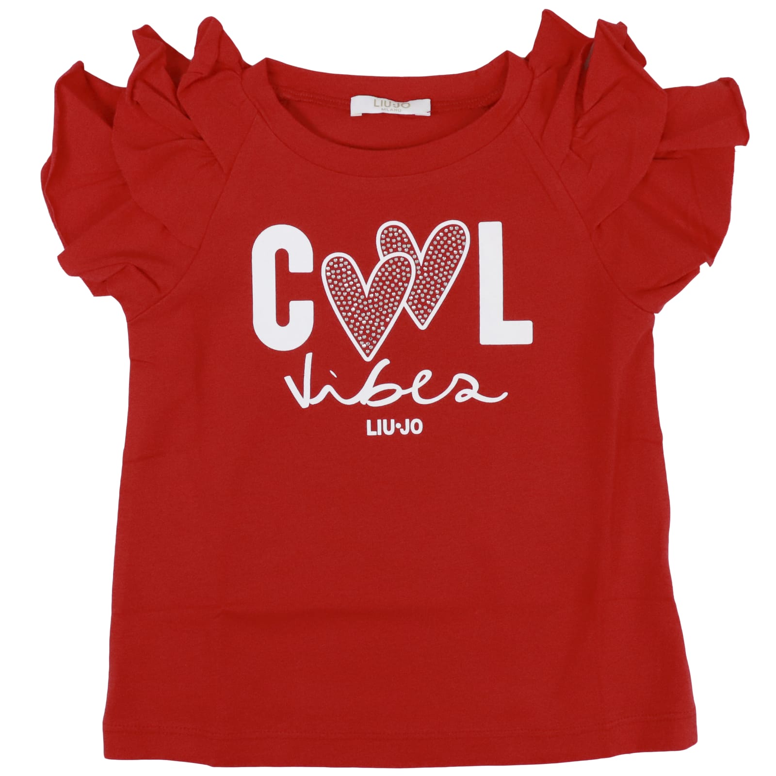 Liu •jo Printed T-shirt In Red