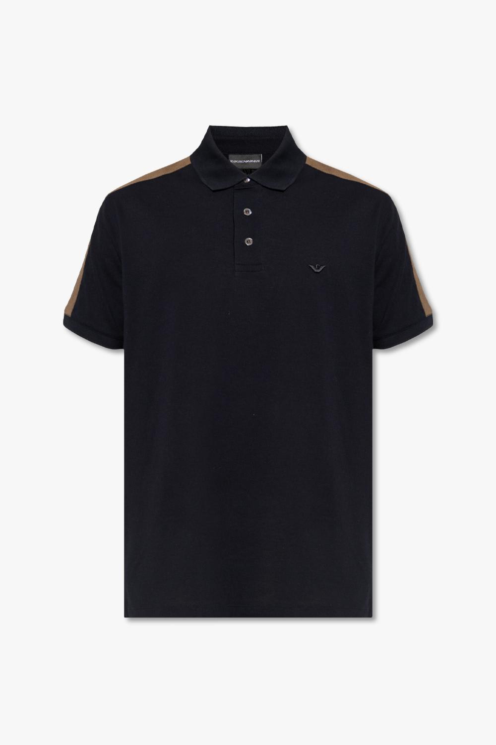 Cotton Polo Shirt Giorgio Armani