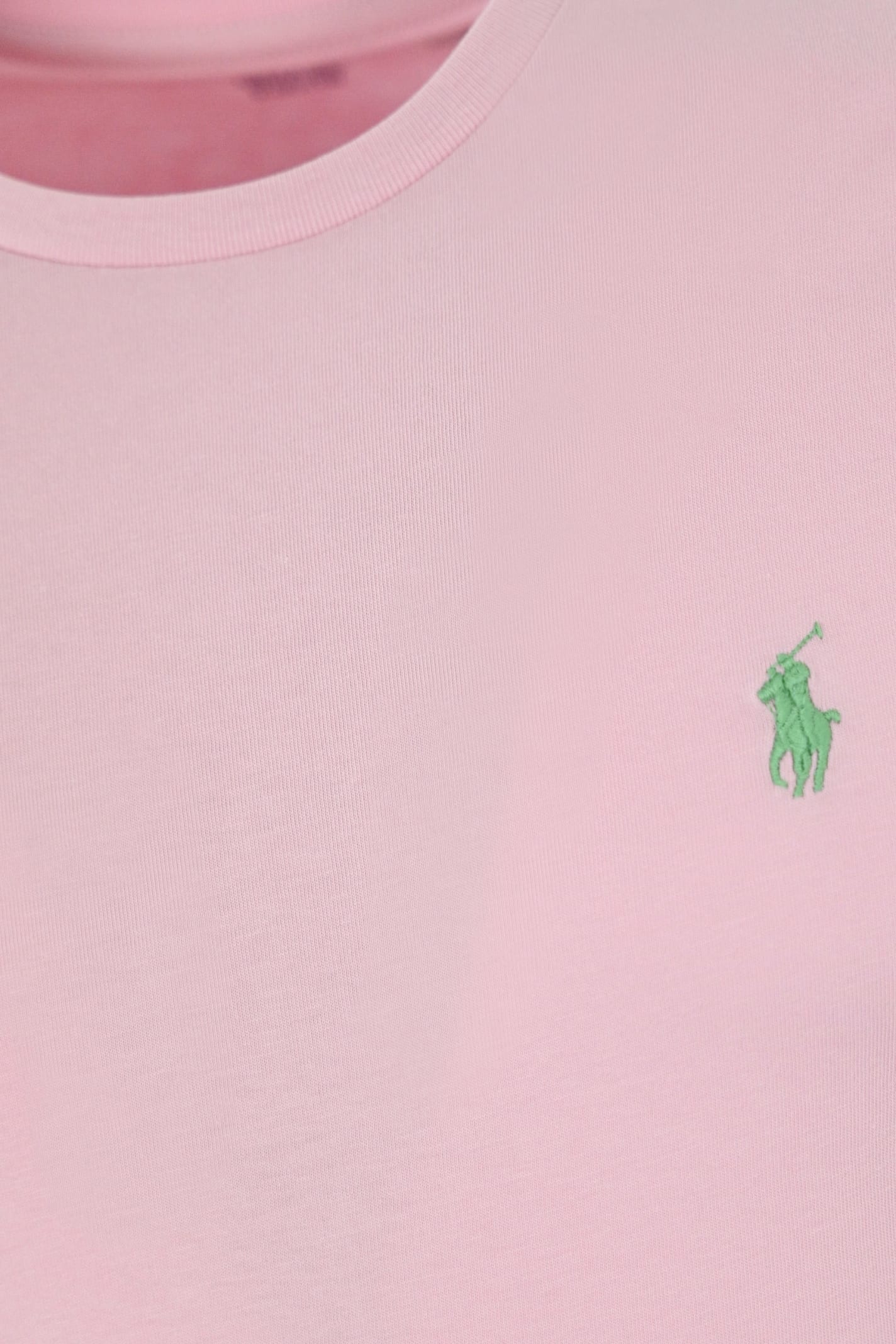 Shop Polo Ralph Lauren Cotton T-shirt With Pony Logo In Pink