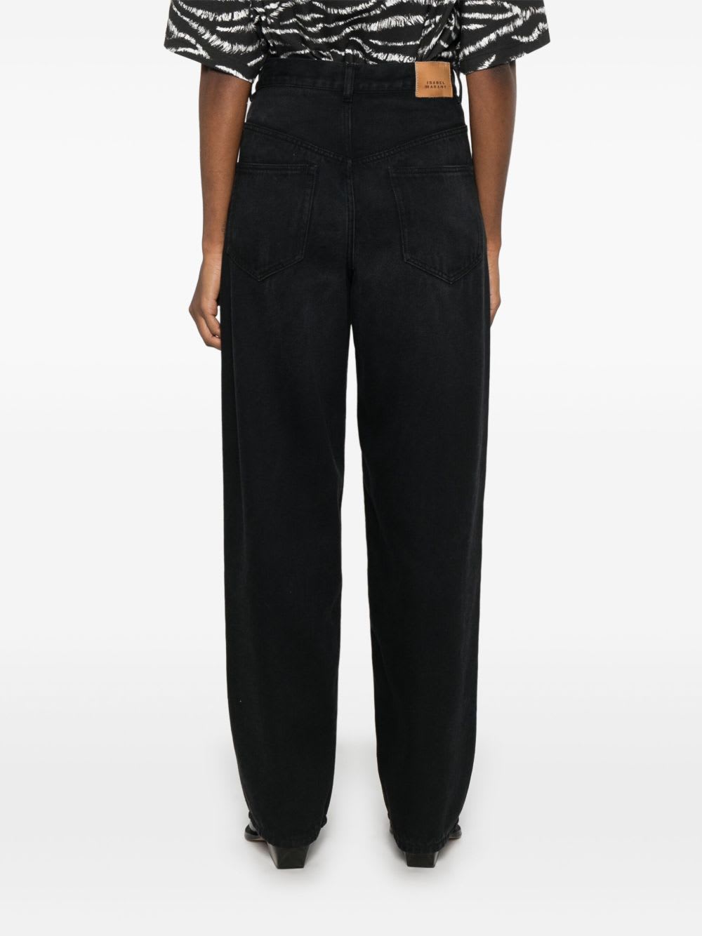 Isabel Marant - Jenny Straight Leg Jeans In Black