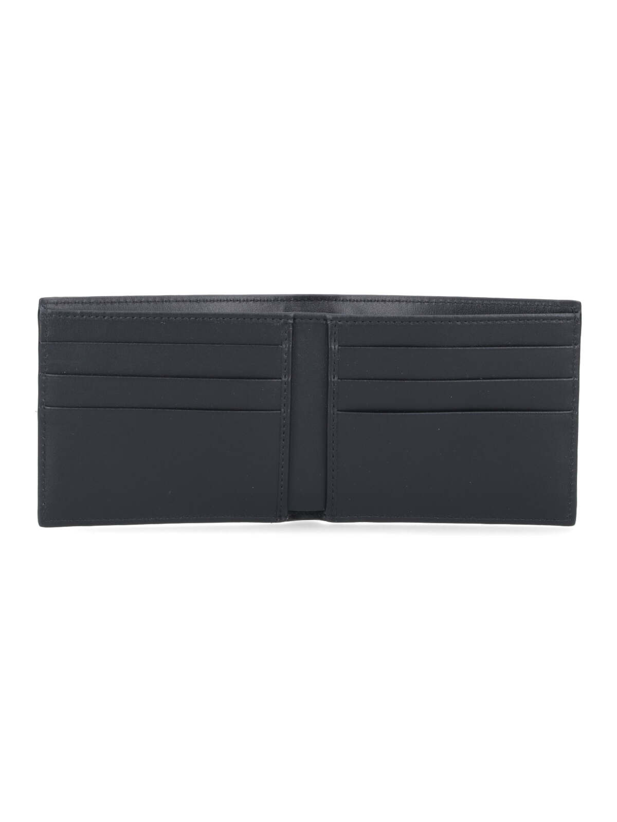 Shop Dolce & Gabbana Bi-fold Logo Wallet In Black