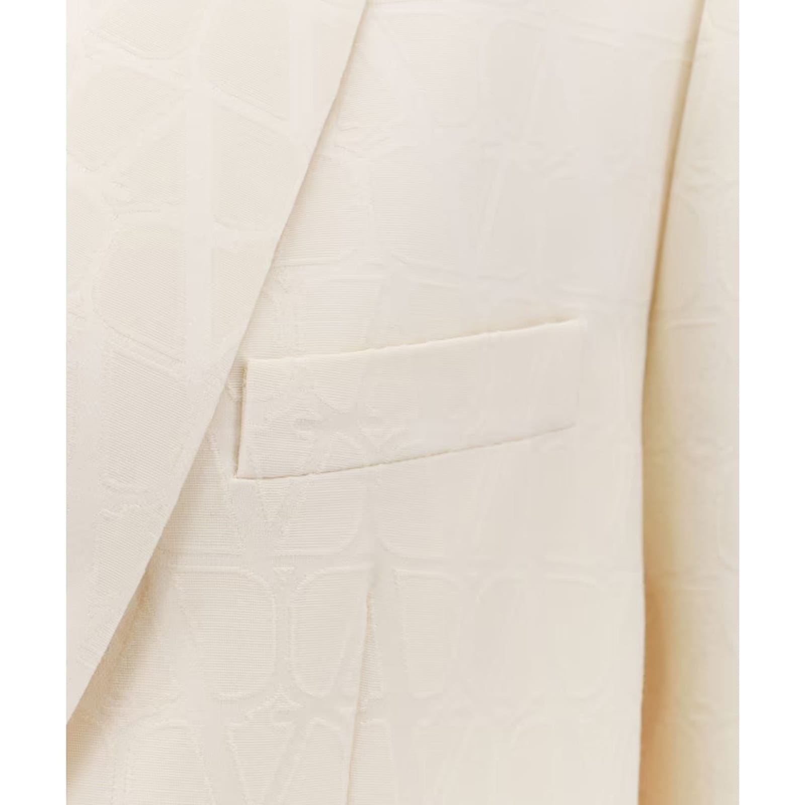 VALENTINO WOOL AND SILK TOILE ICONOGRAPHE JACKET 