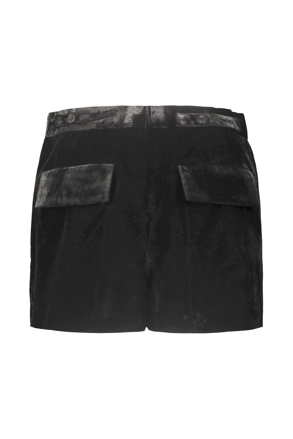 Shop Sapio Velvet Short In Black