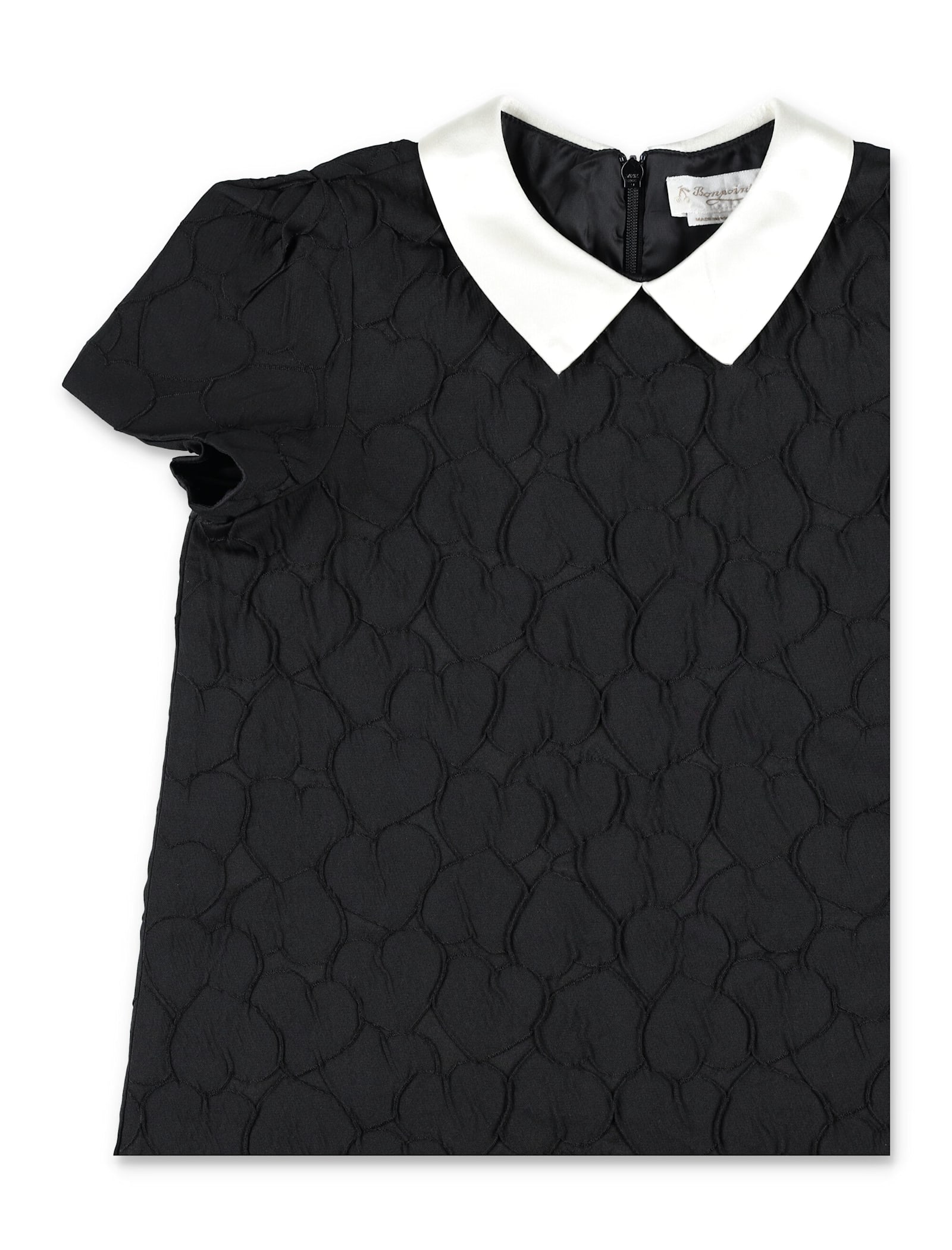 Bonpoint Short-sleeve Dress In Black