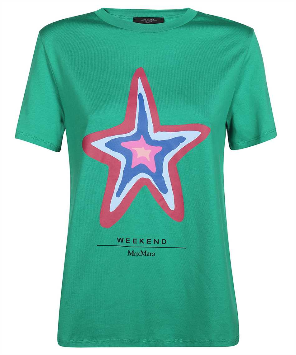 Weekend Max Mara Cotton T-shirt In Green