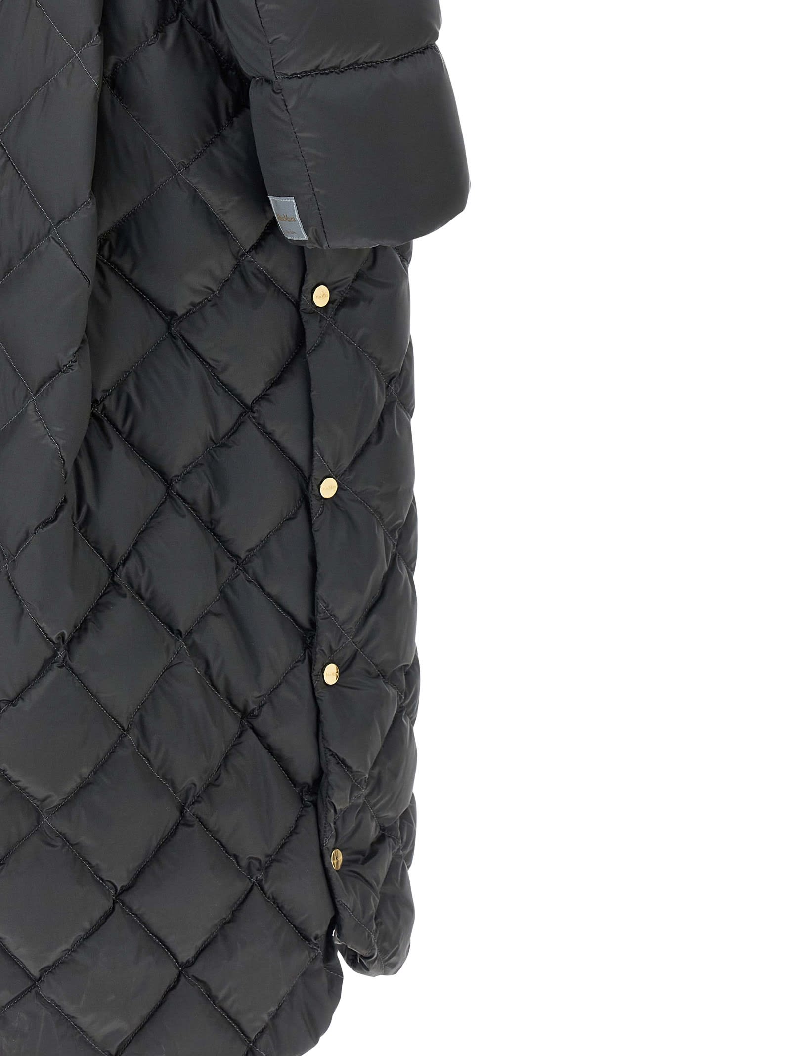 Max Mara The Cube Trepar Down Jacket In Gray