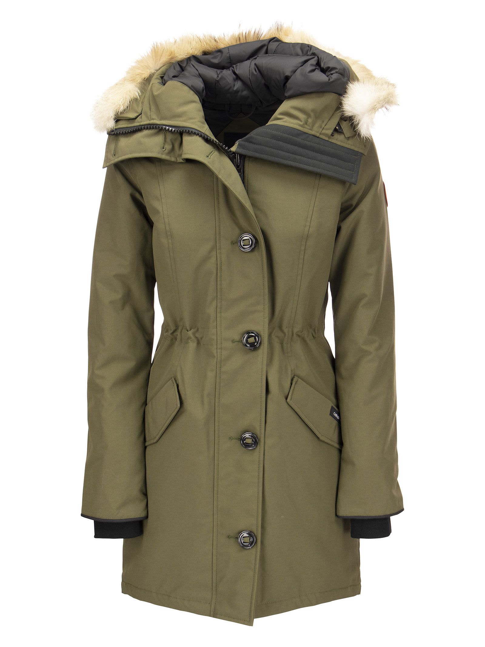 Canada Goose Rossclair - Parka With Hood And Fur Coat