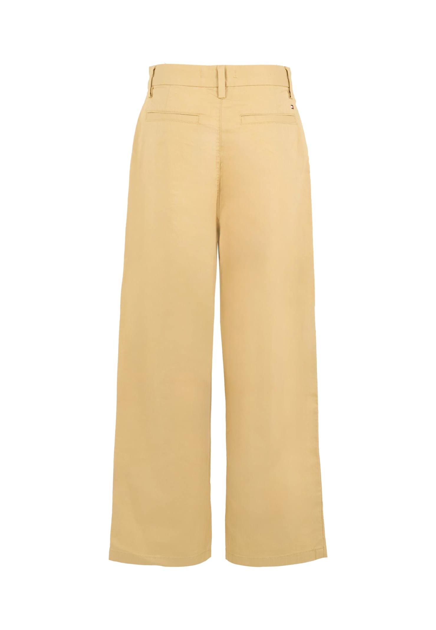 Tommy Hilfiger Beige Pants For Boy With Logo In Multi