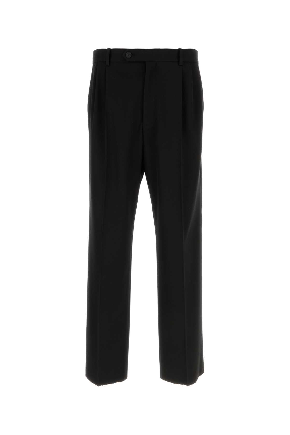 The Row Black Stretch Wool Julio Pant