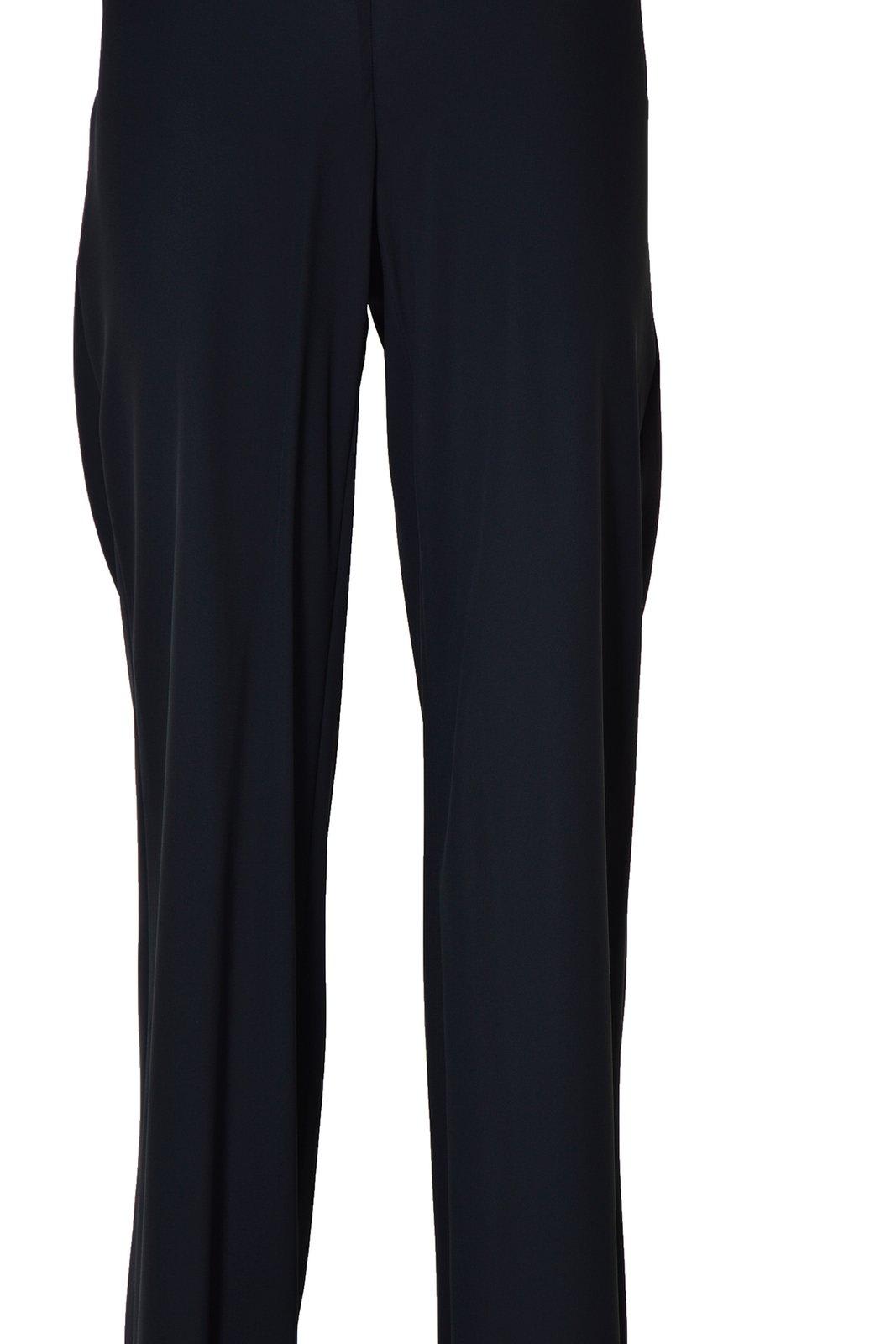 Shop Alberta Ferretti High Waist Wide Leg Pants In Nero