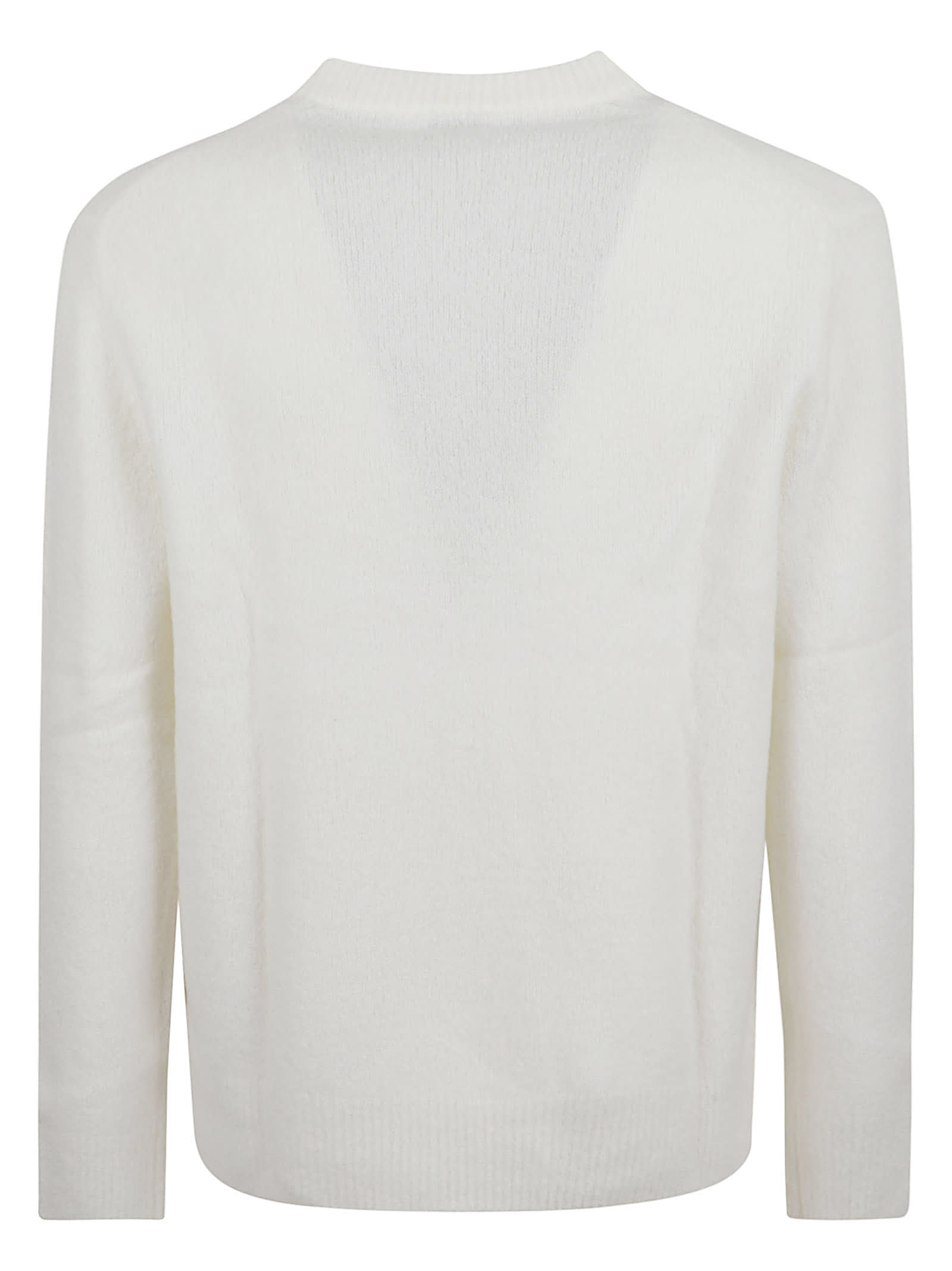 Ballantyne R Neck Pullover In White