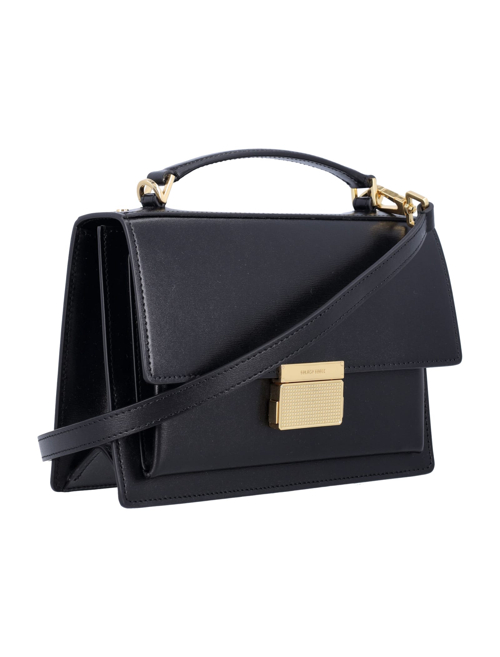 Shop Golden Goose Venezia Bag In Black