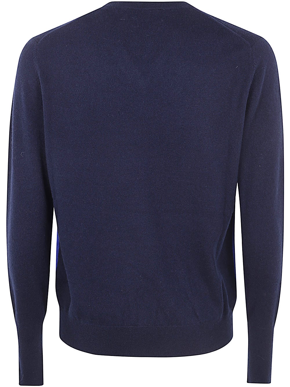 Shop Ballantyne V Neck Pullover In Navy Velvet Royal