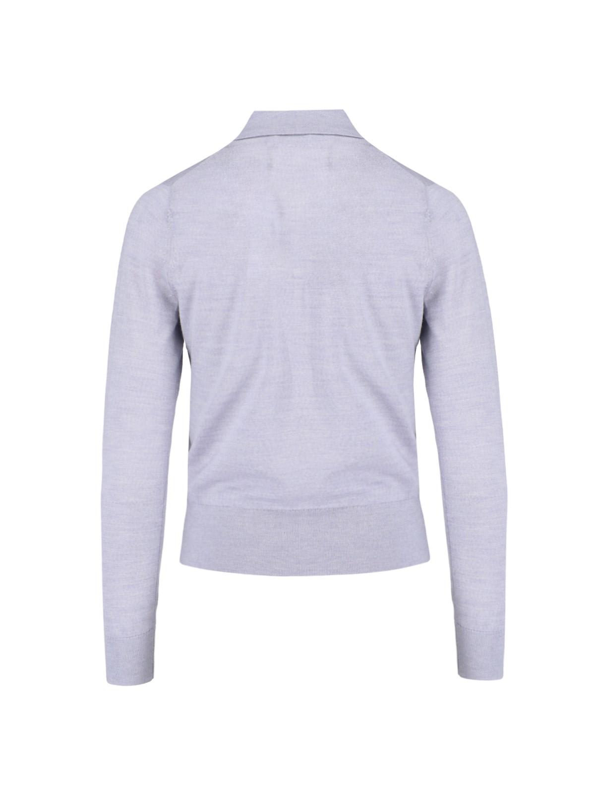 Shop Calvin Klein Wool Shirt In Pale Grey Heather