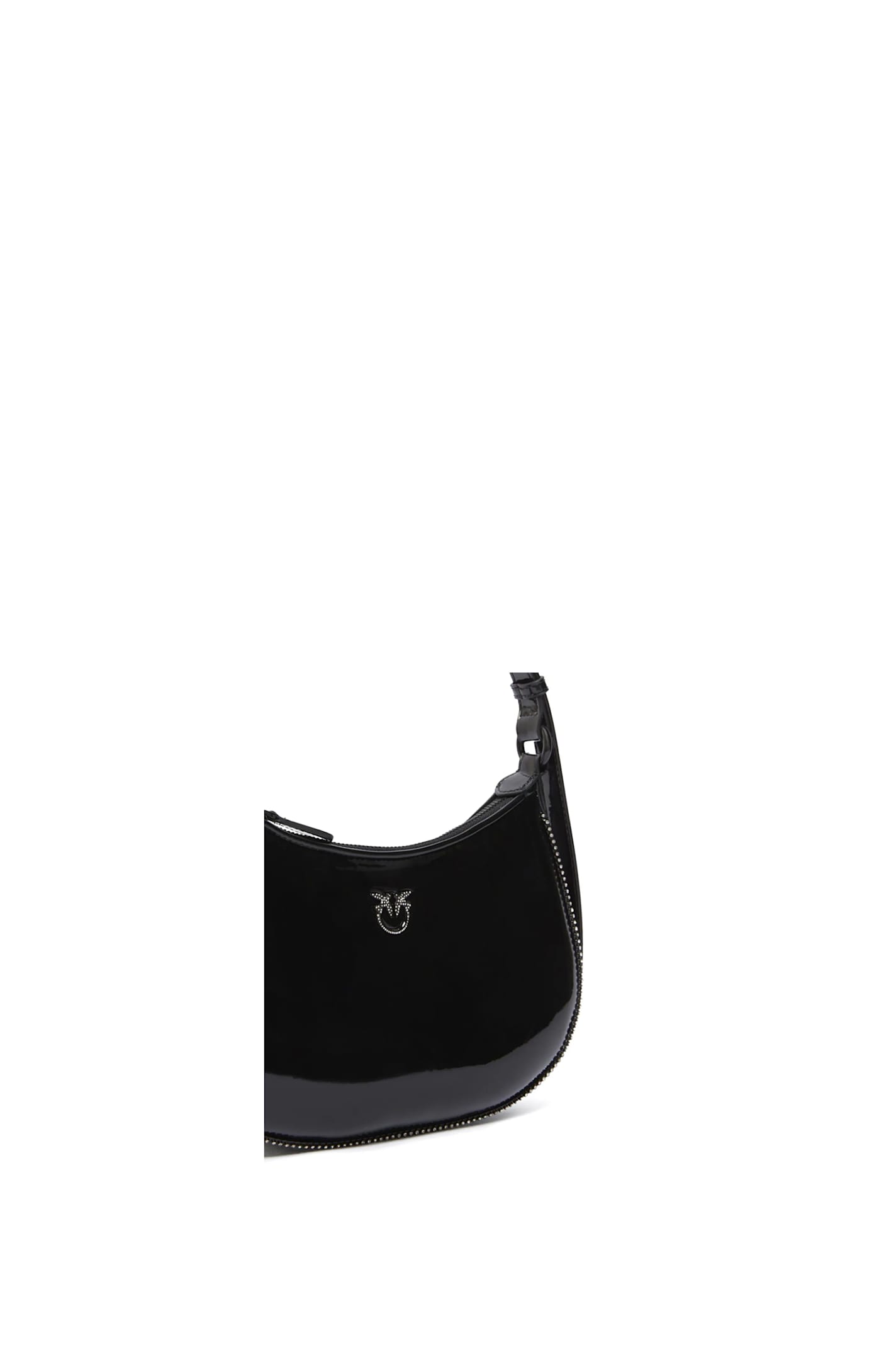 PINKO HALF MOON MINI SHOULDER BAG