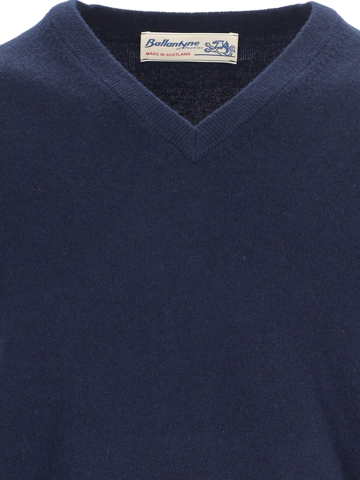 Shop Ballantyne V-neck Sweater In Blue