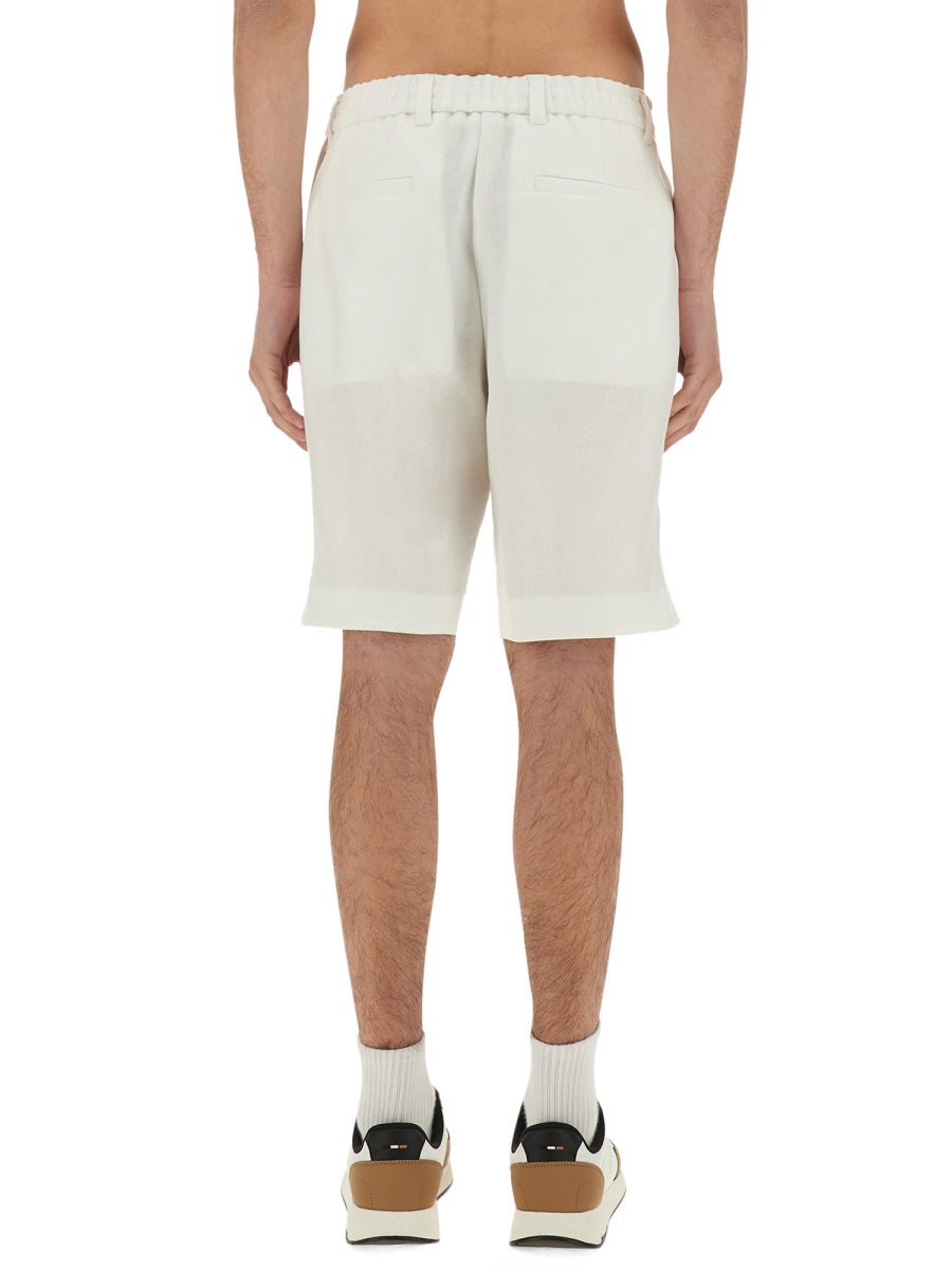 Hugo Boss Boss Short Lpeetlplrdss252 In White