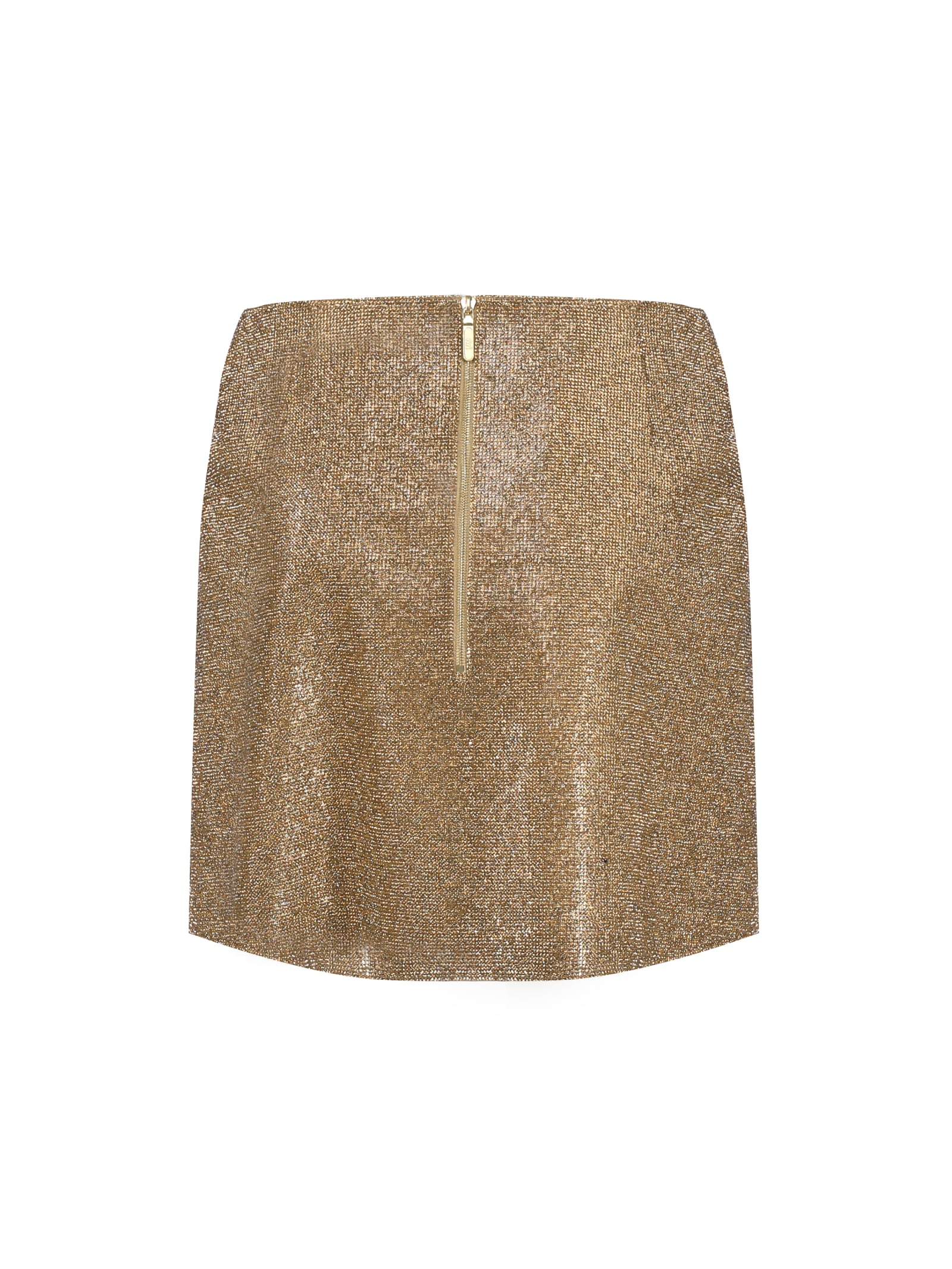 Shop Nué Camille Skirt In Vintage Gold
