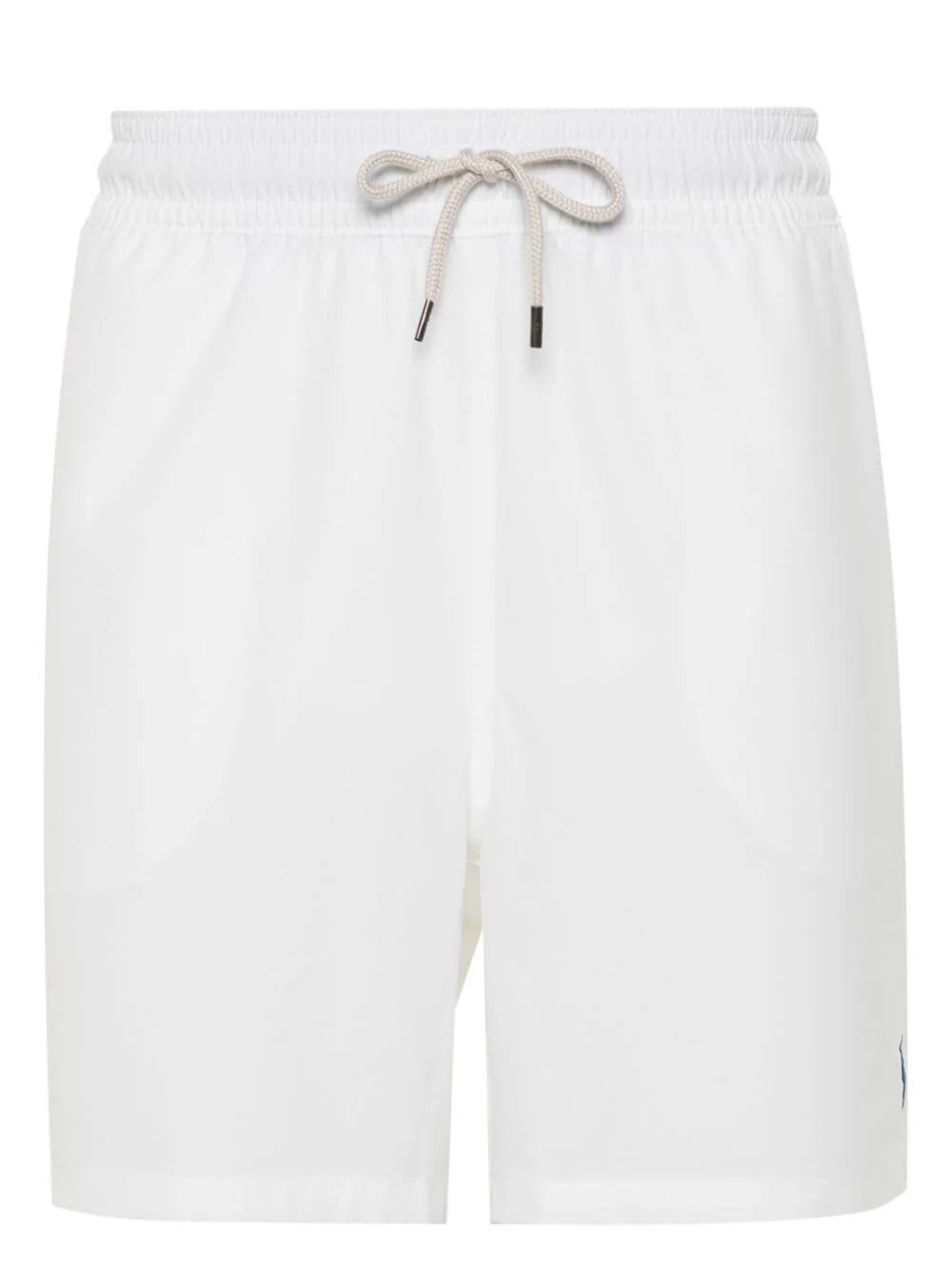 Shop Polo Ralph Lauren Swimshorts In White W Liberty Pp