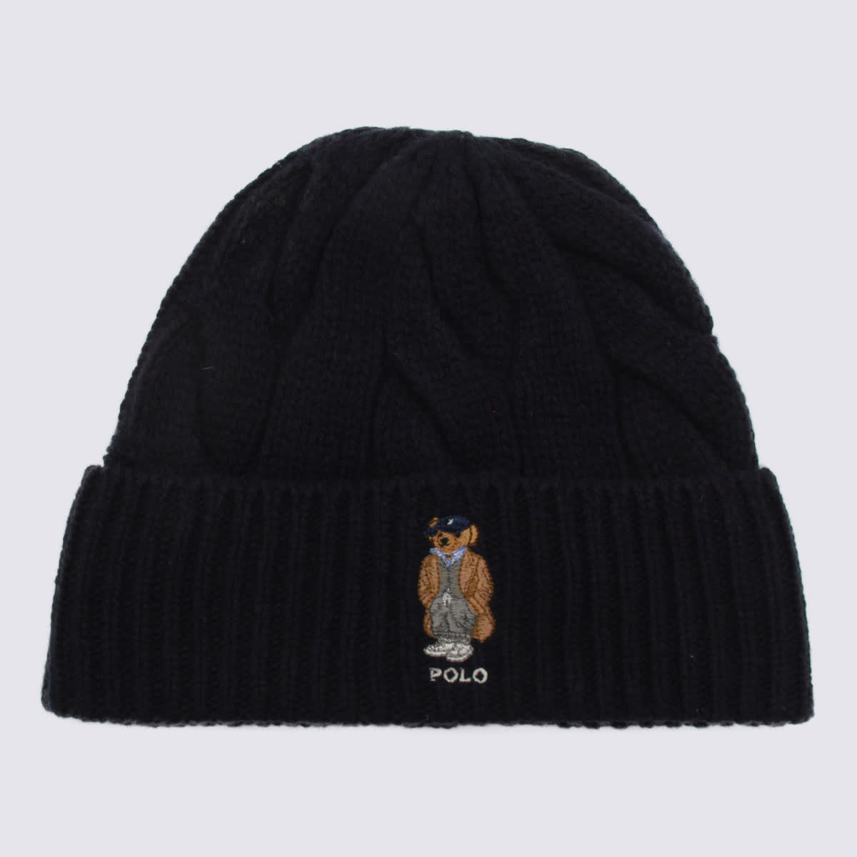 Navy Blue Wool Hat