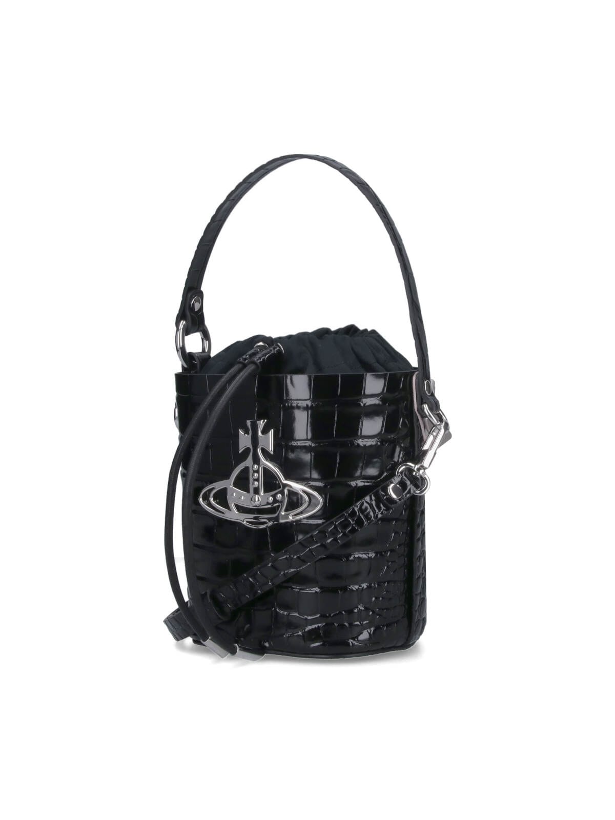 Vivienne Westwood Bucket Bag In Black