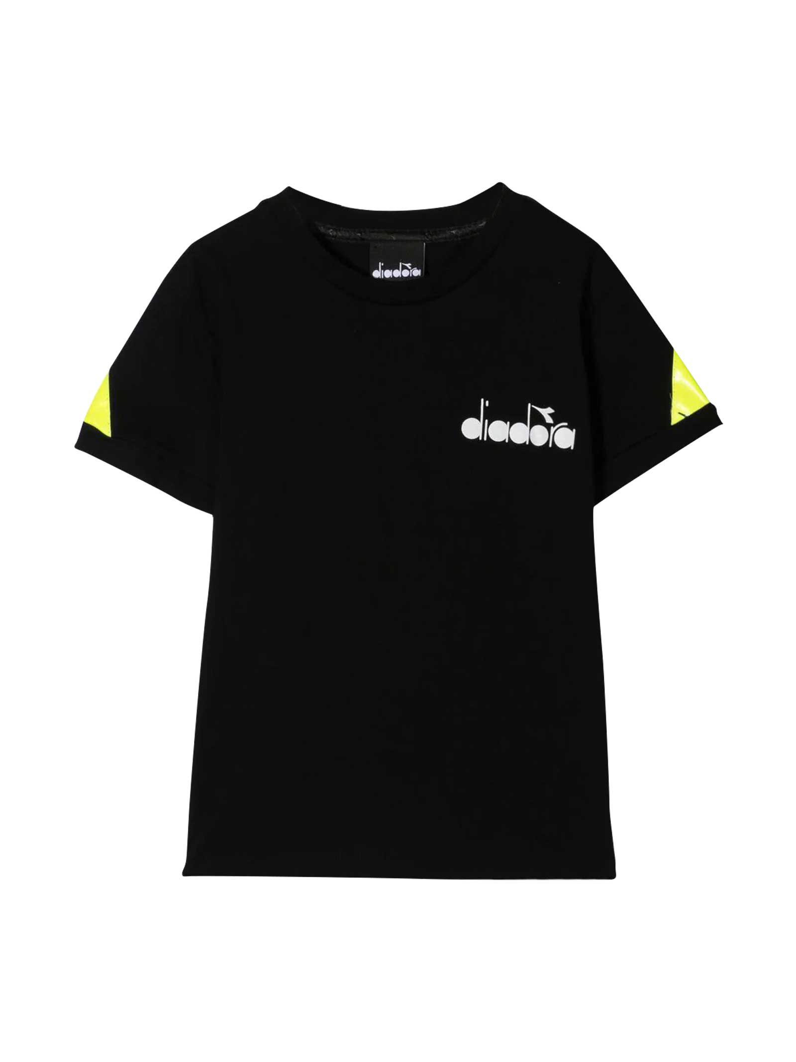 Diadora Diadora Kids Black T-shirt