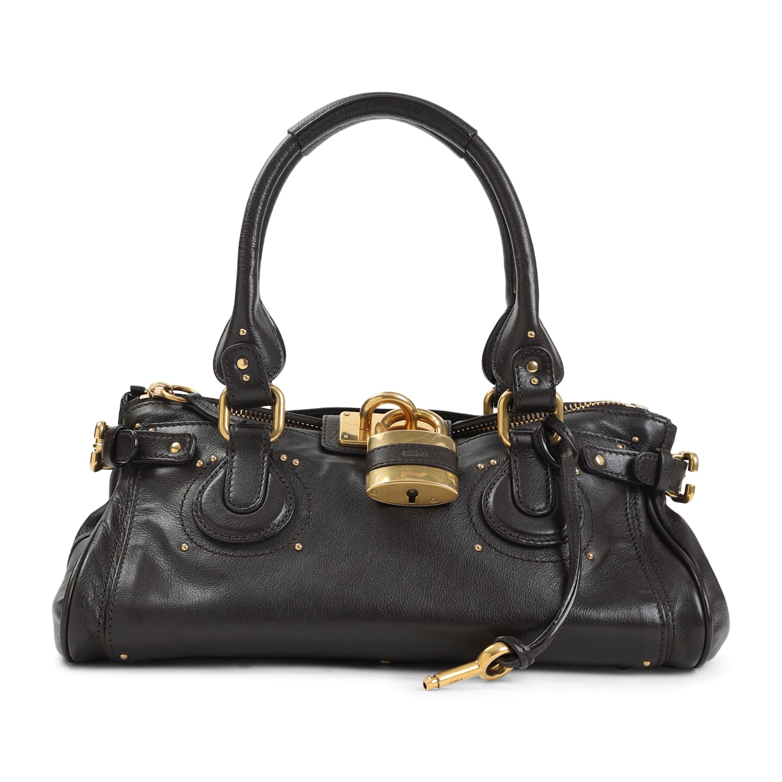 Chloé Dark Brown Paddington Shoulder Bag