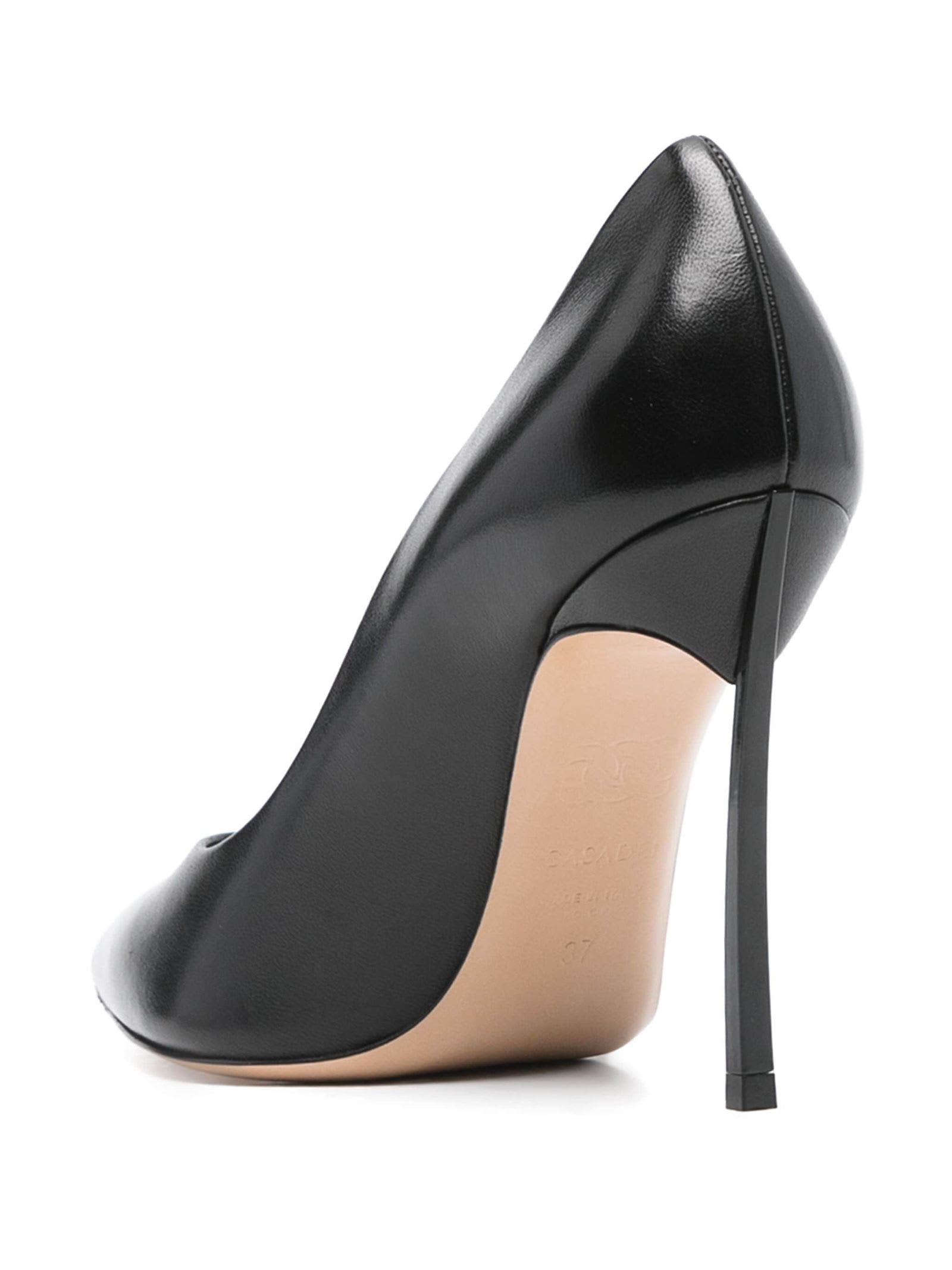 Shop Casadei Black Superblade Wonder Pumps