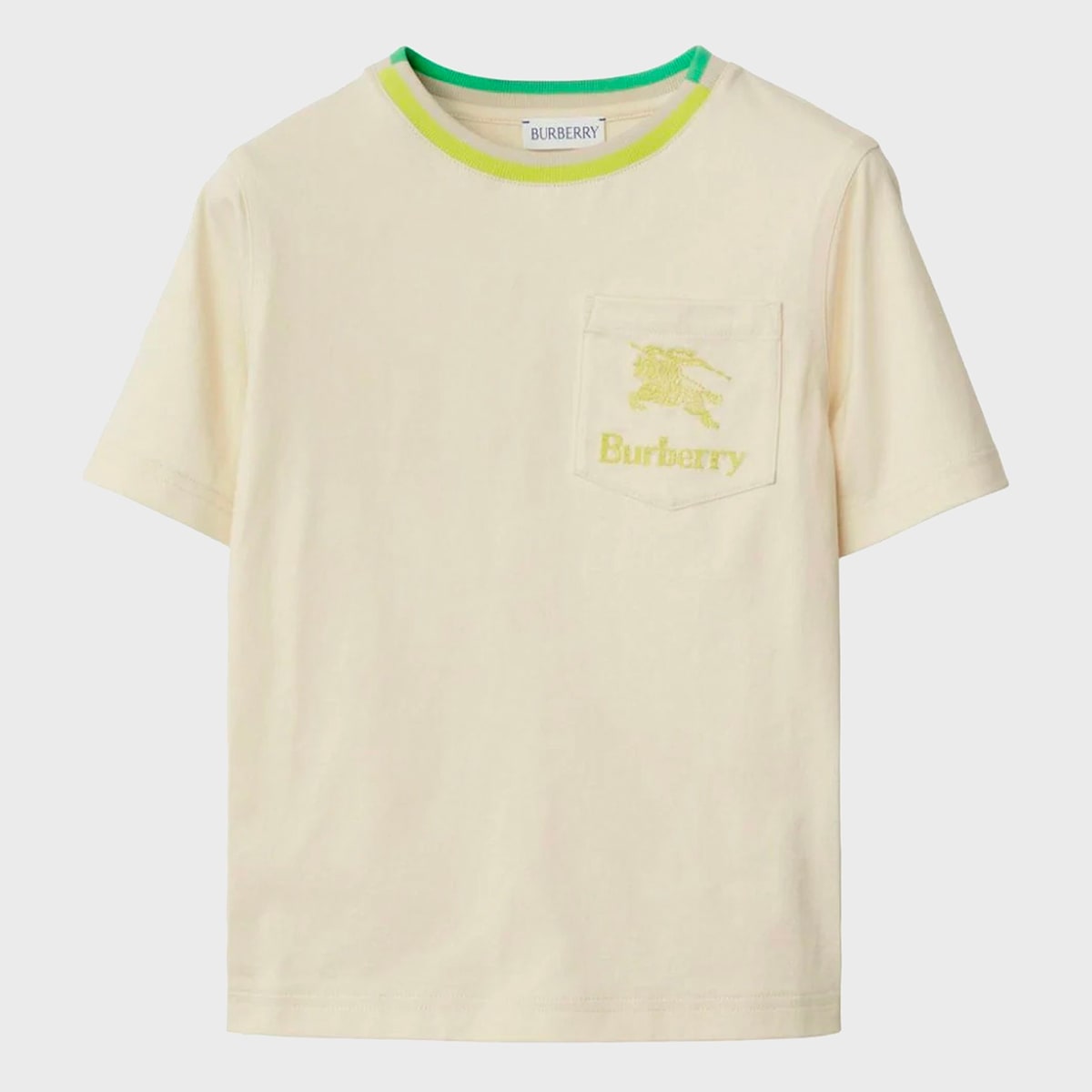 Burberry Babies' Beige Cotton T-shirt In Wheat Us
