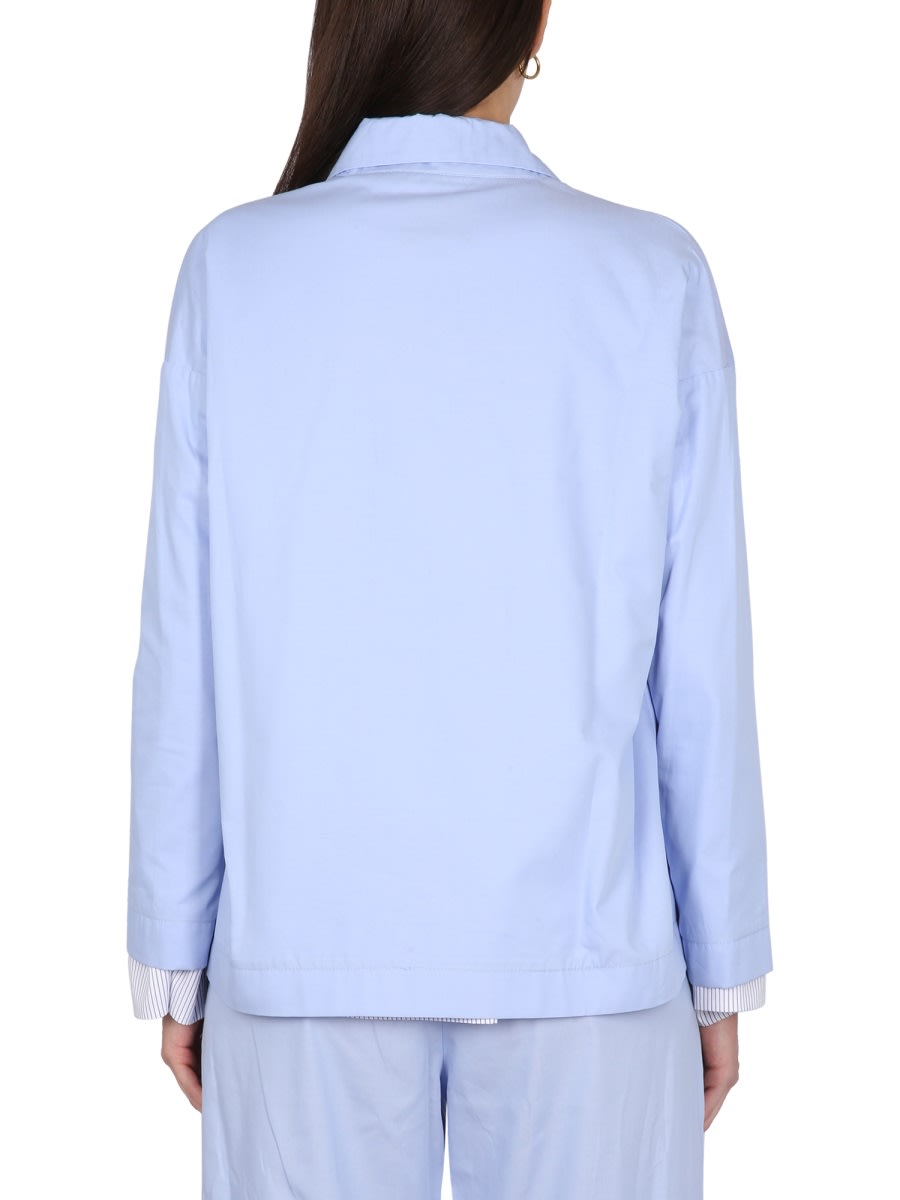 Jejia Charlotte Double-breasted Blazer In Azure