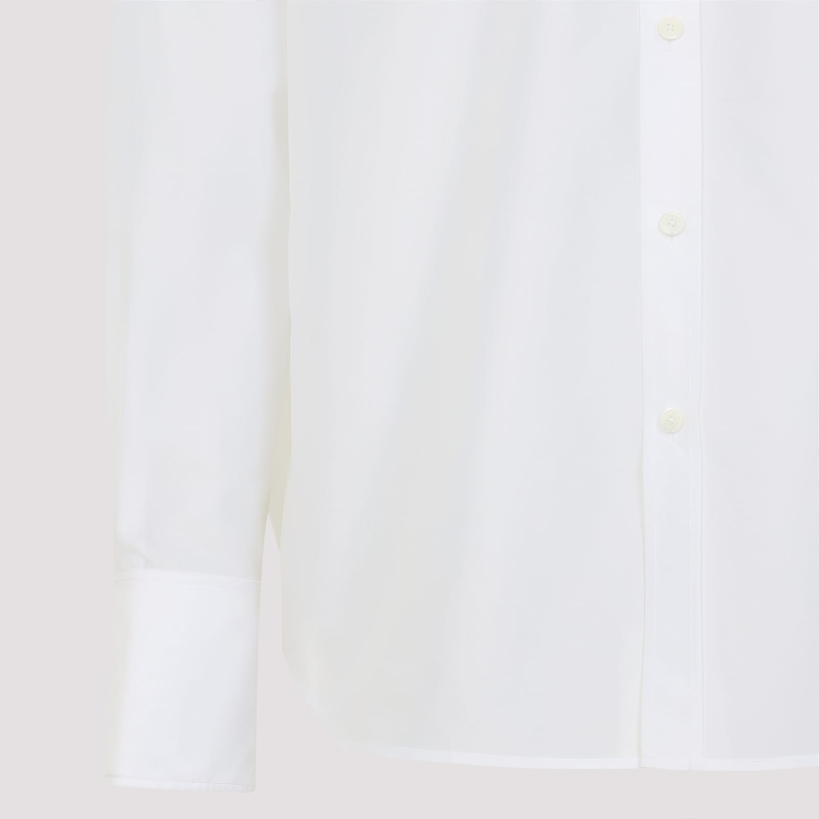 Shop Carven Polyester Shirt In White