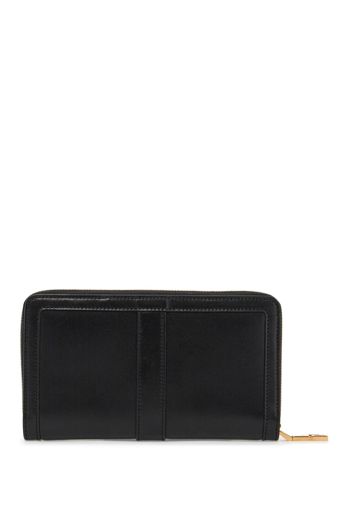 Shop Versace Wallet In Black- Gold (black)