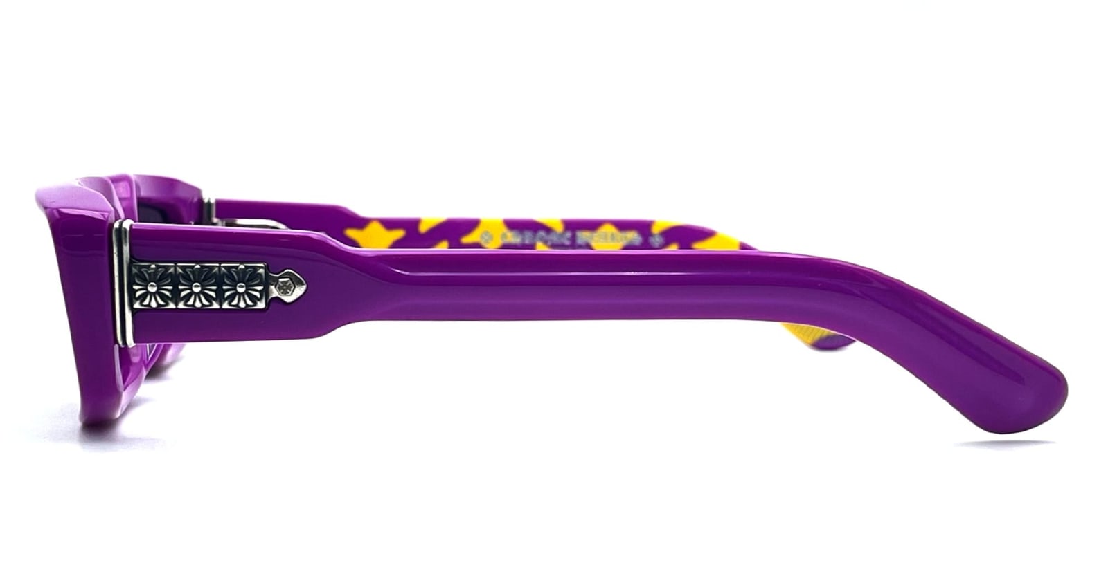 Shop Chrome Hearts Zelda - Phys Sunglasses In Purple
