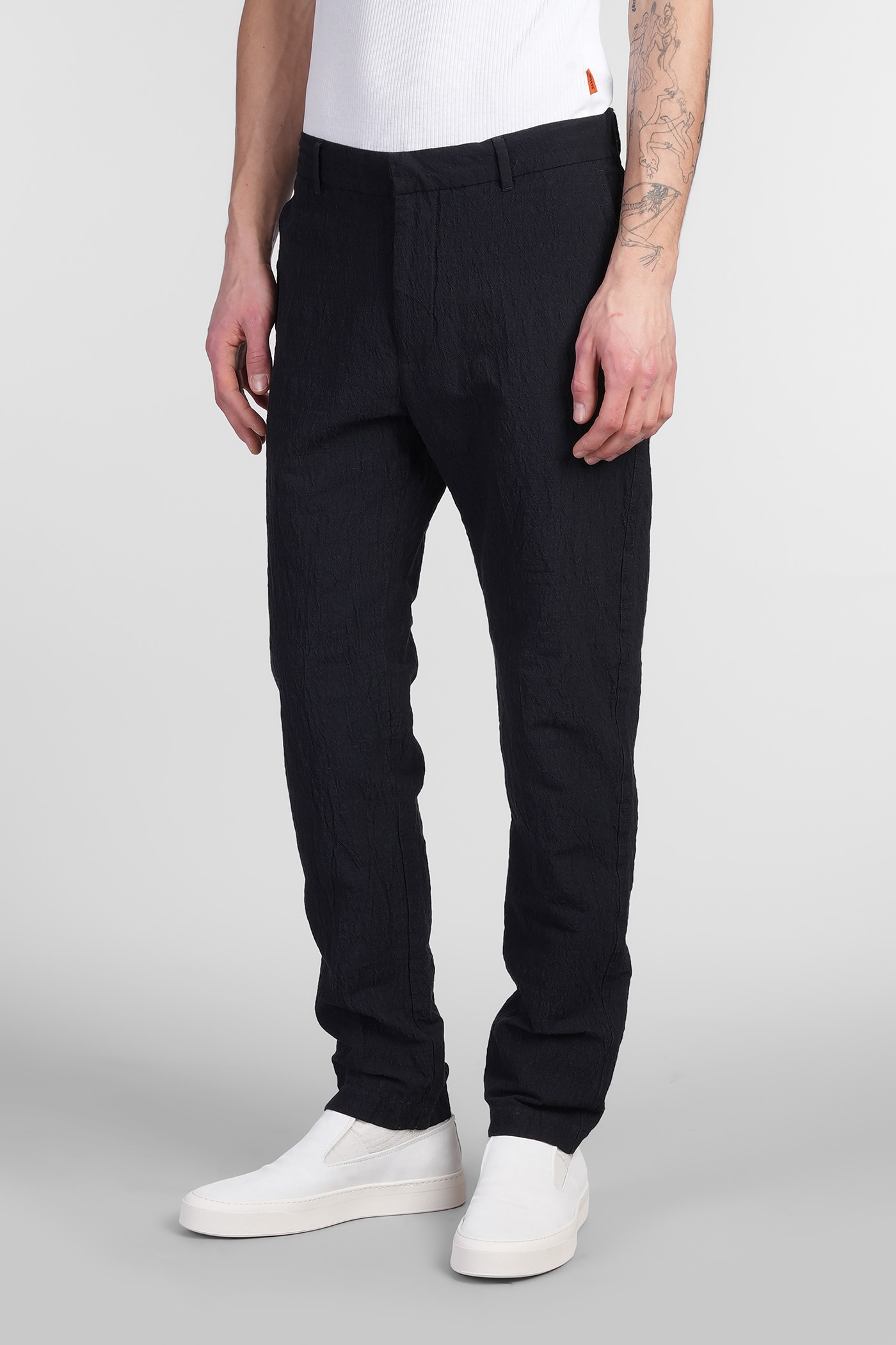 BARENA VENEZIA DOSANA PANTS IN BLUE COTTON 