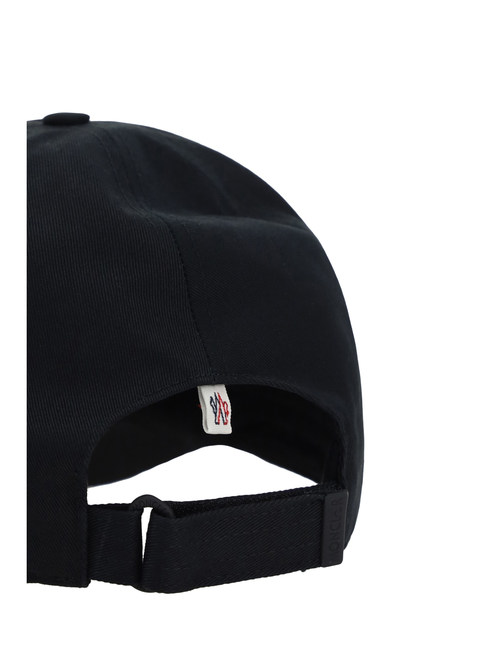 Shop Moncler Baseball Cap In Black