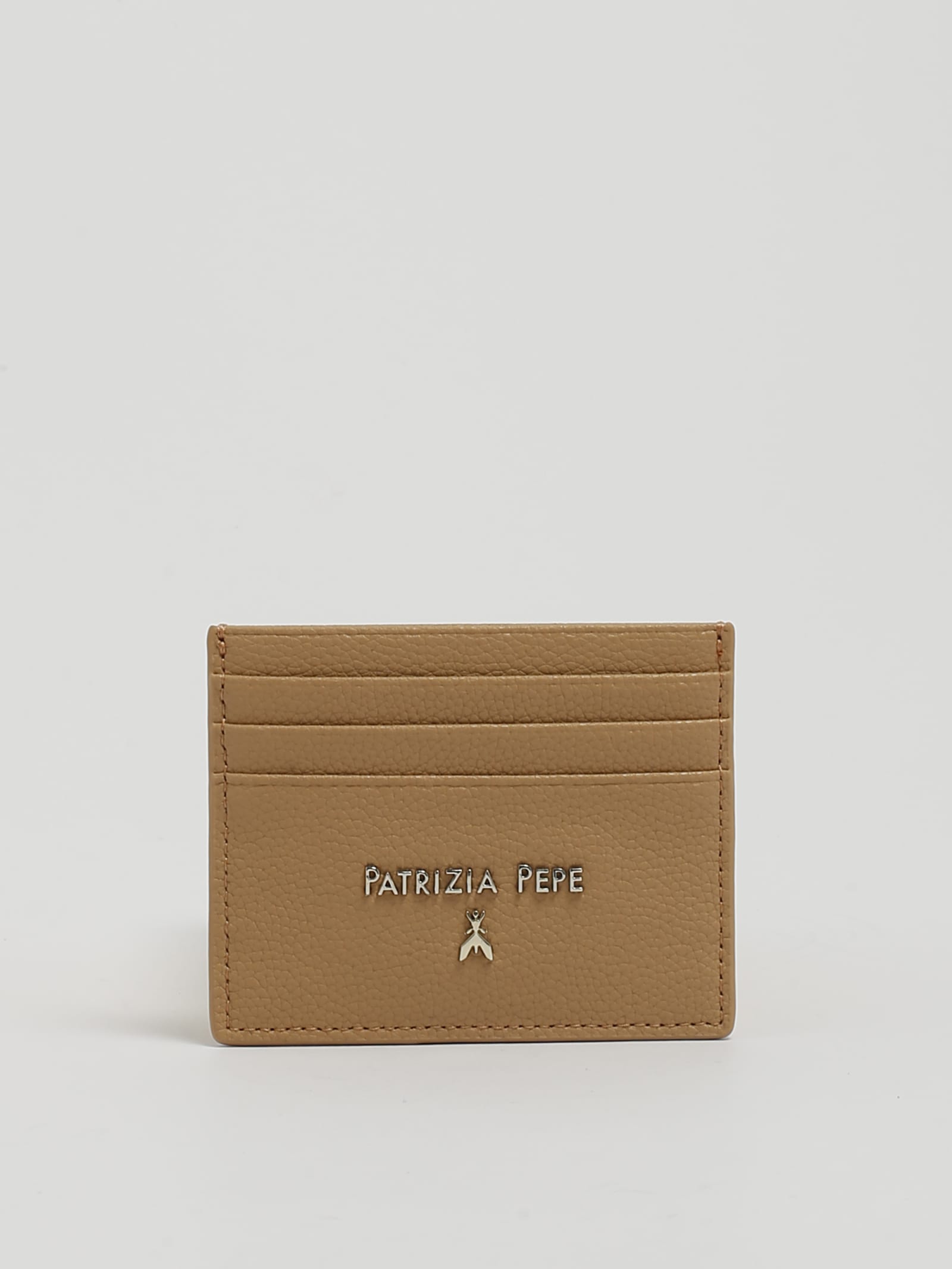 Patrizia Pepe Leather Wallet In Nude